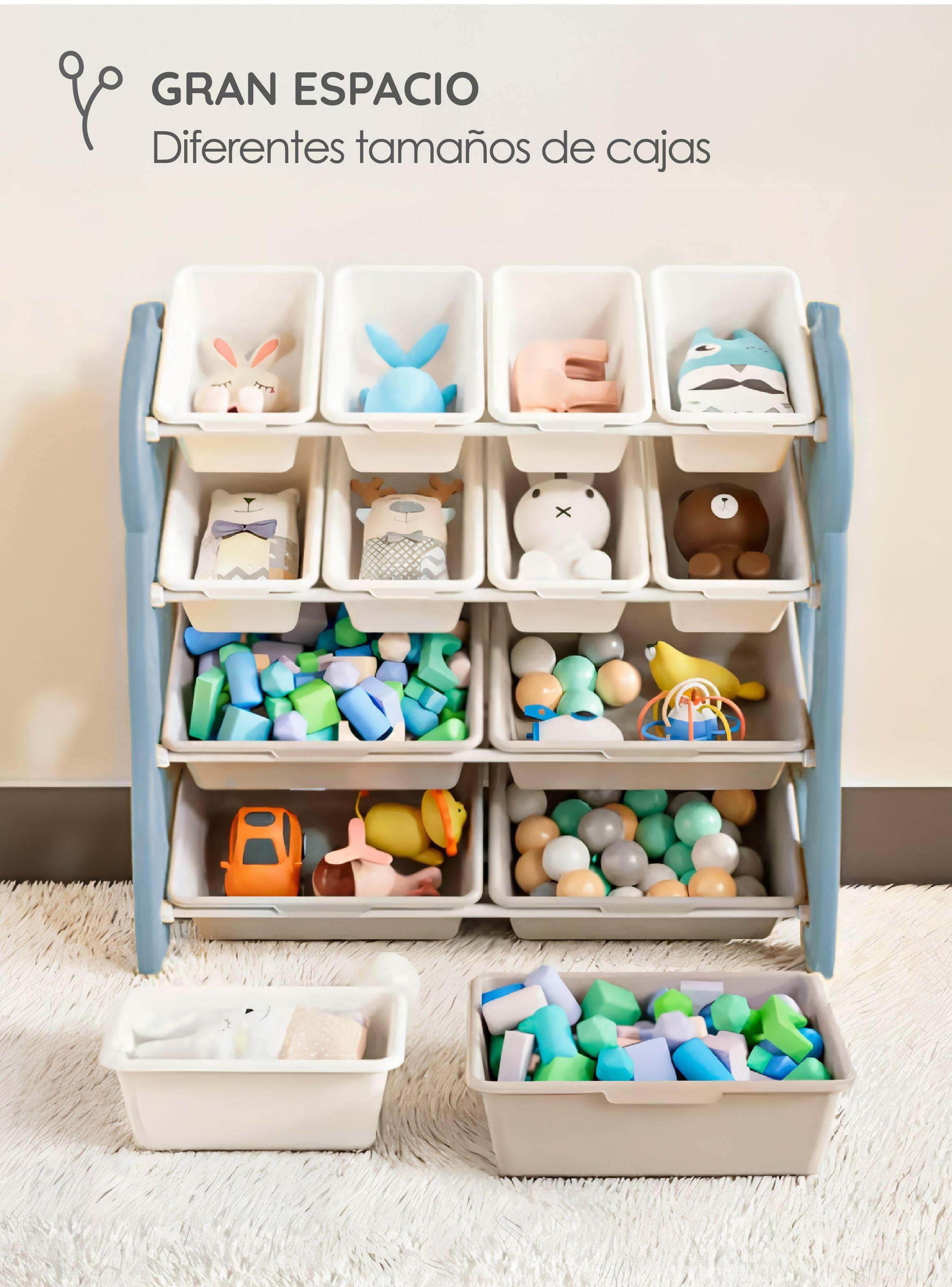 Mueble organizador juguetes niños con 12 contenedores GlowUp-6
