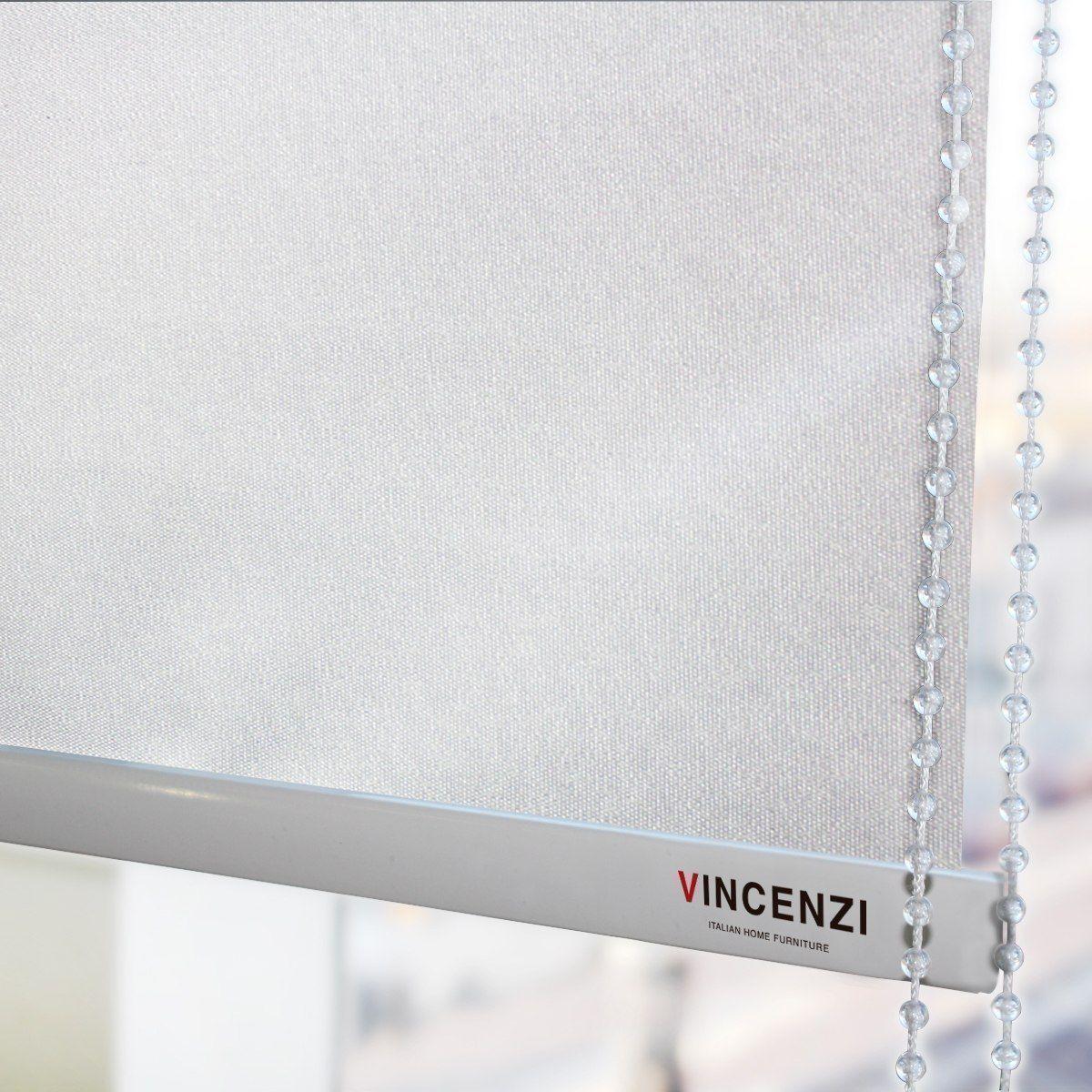 Cortina Roller Blackout Blanca 120x230cm-1