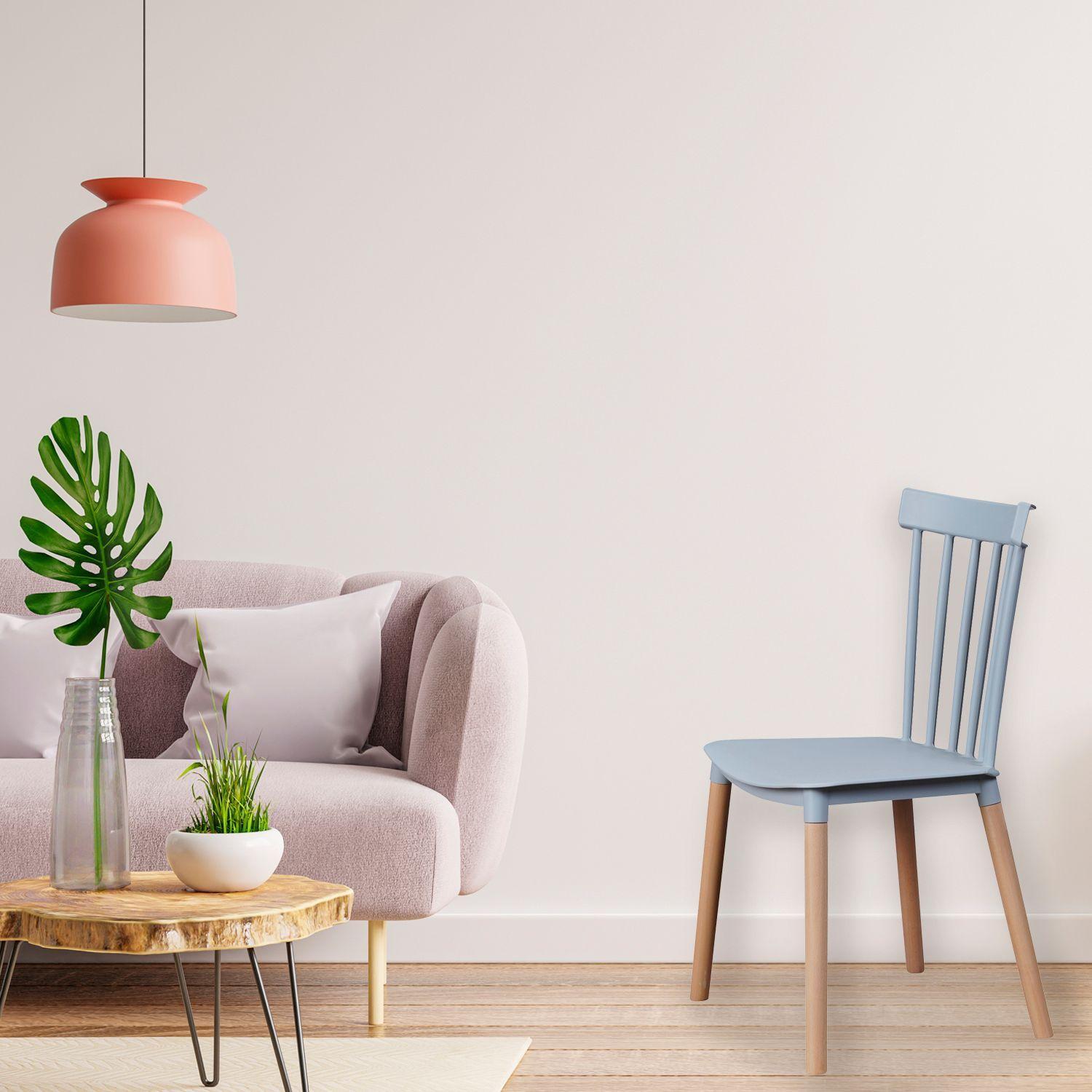 Pack de 4 Sillas Windsor Gris-1