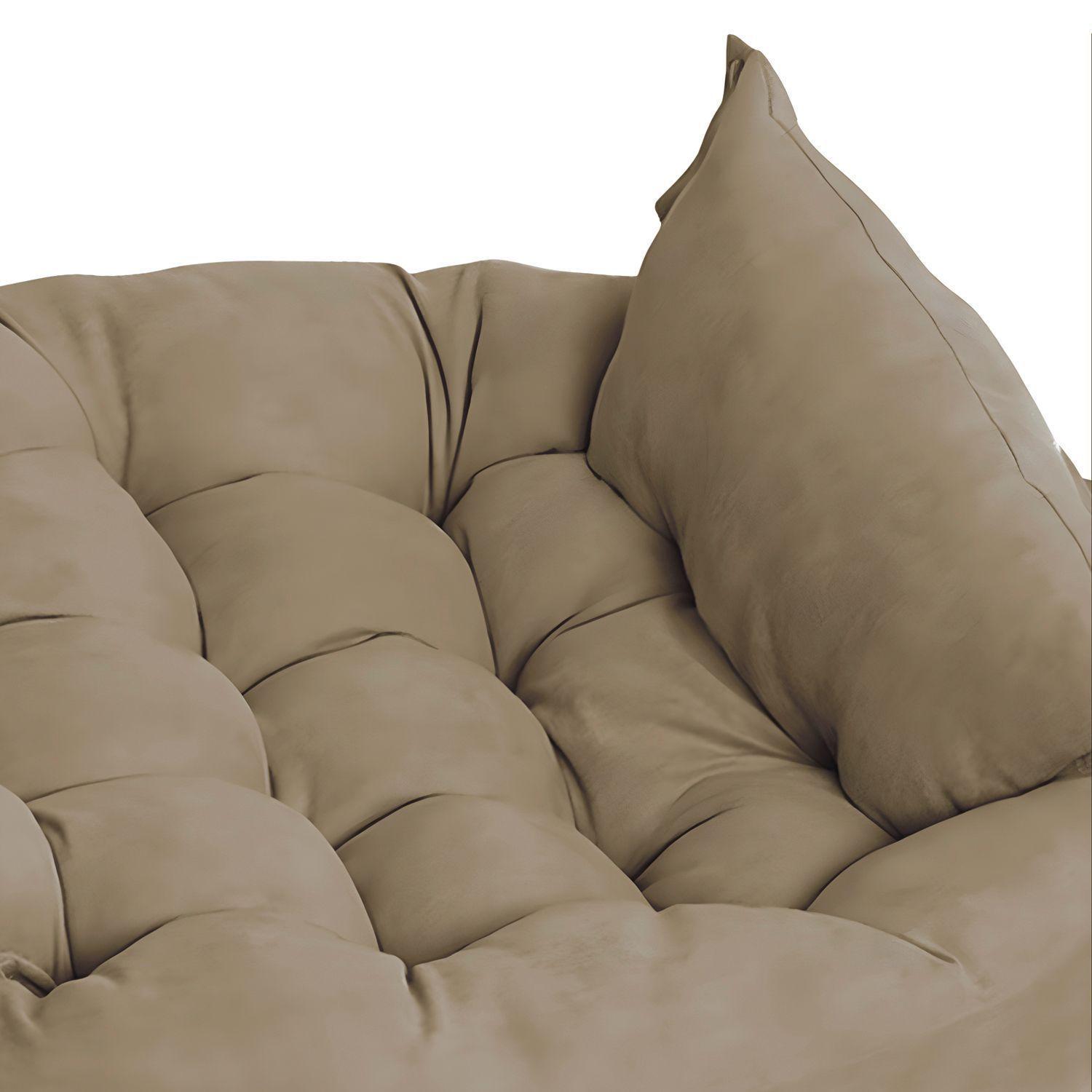 Cama para mascotas perro y gatos 68x50x40 beige-4