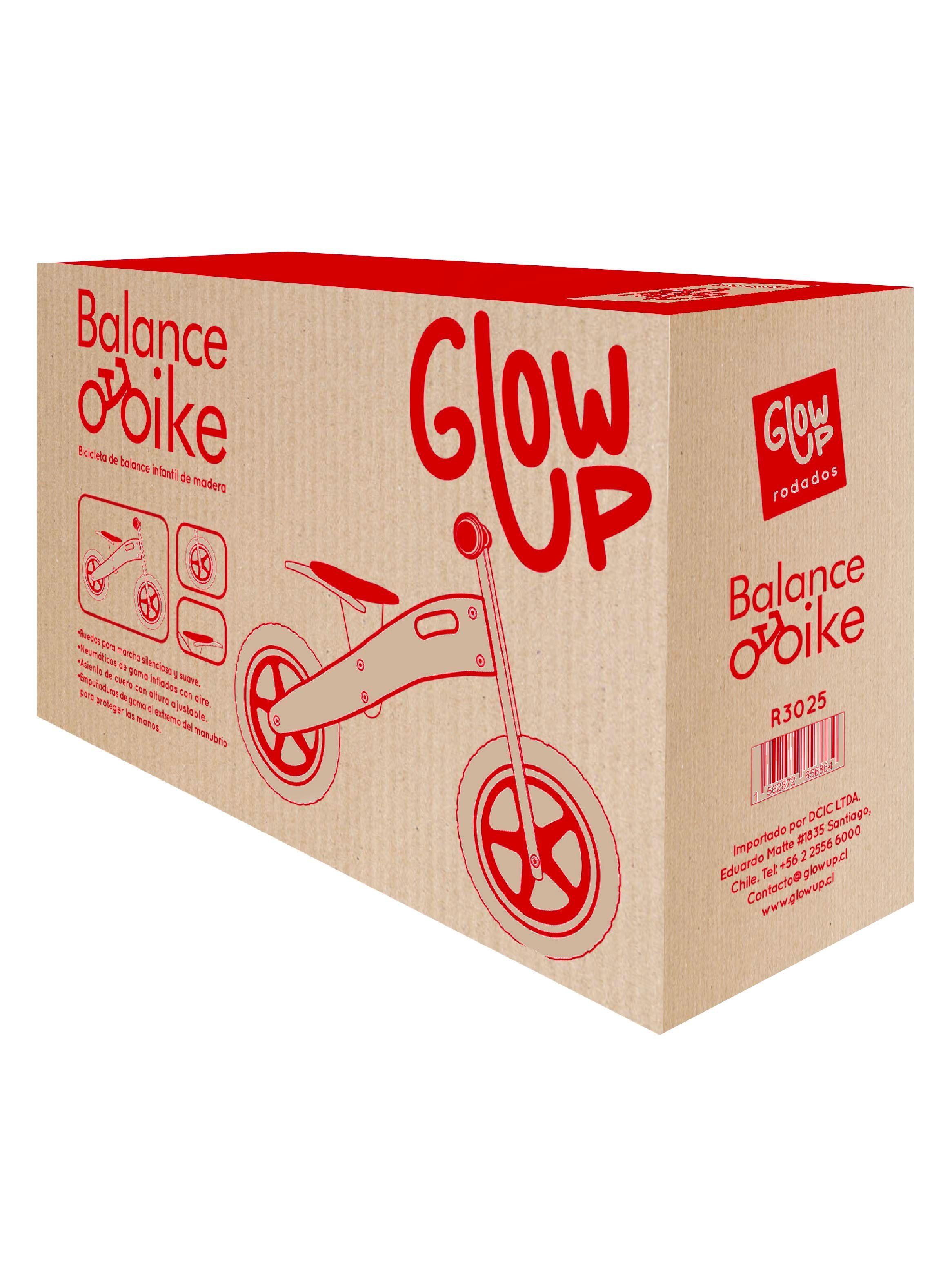 Bicicleta De Aprendizaje De Madera Roja para niños de 2 a 6 Años-7