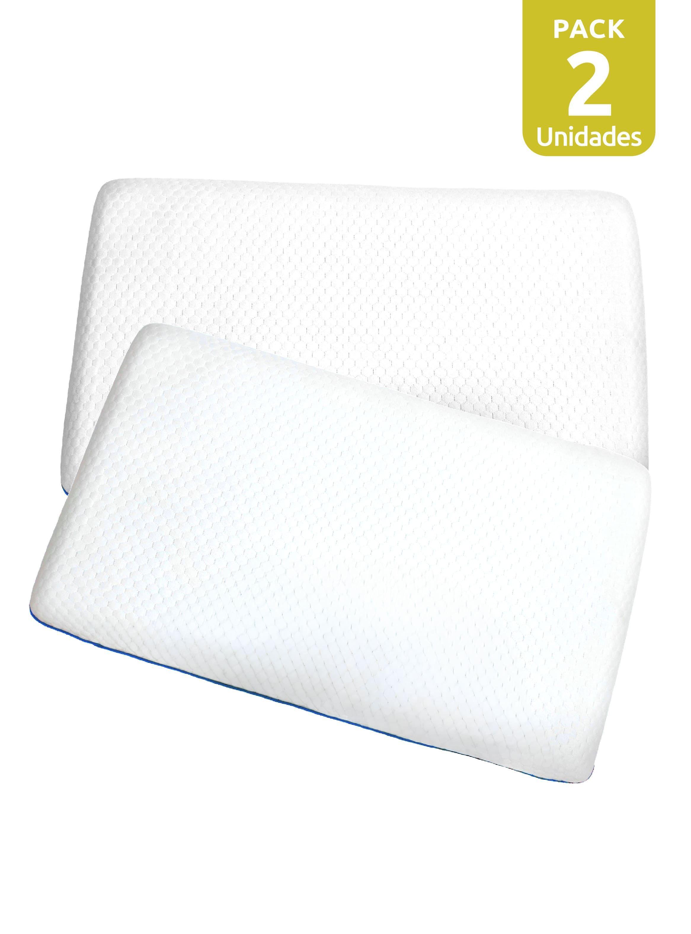 Pack 2 Almohadas Viscoelástica Regula Temperatura Memoryfoam-5