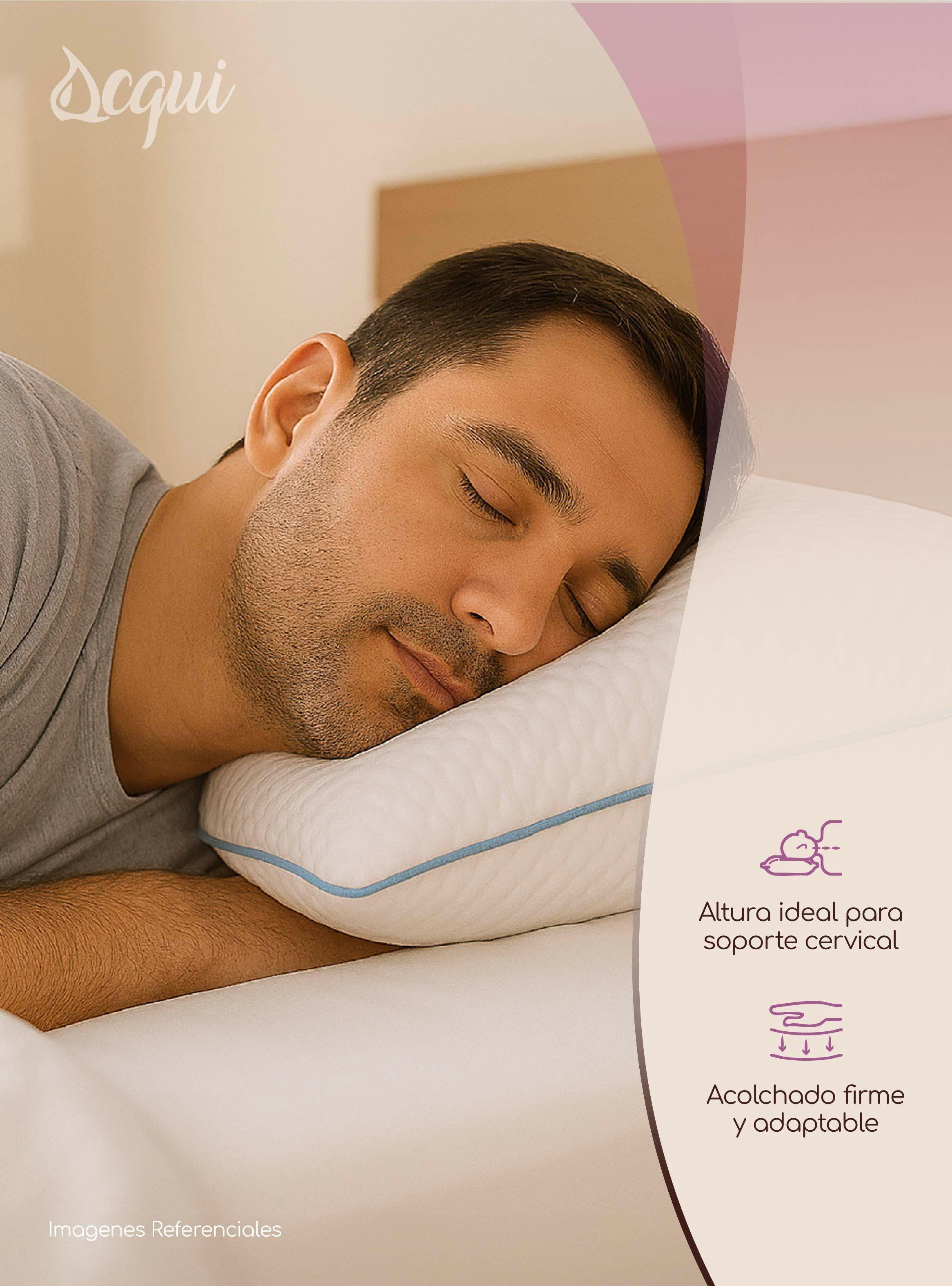 Pack 2 Almohadas Viscoelástica Regula Temperatura Memoryfoam-4