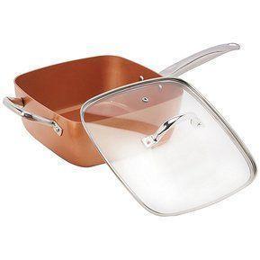 Set 4 Piezas Olla Cuadrada de Cobre y Accesorios-2