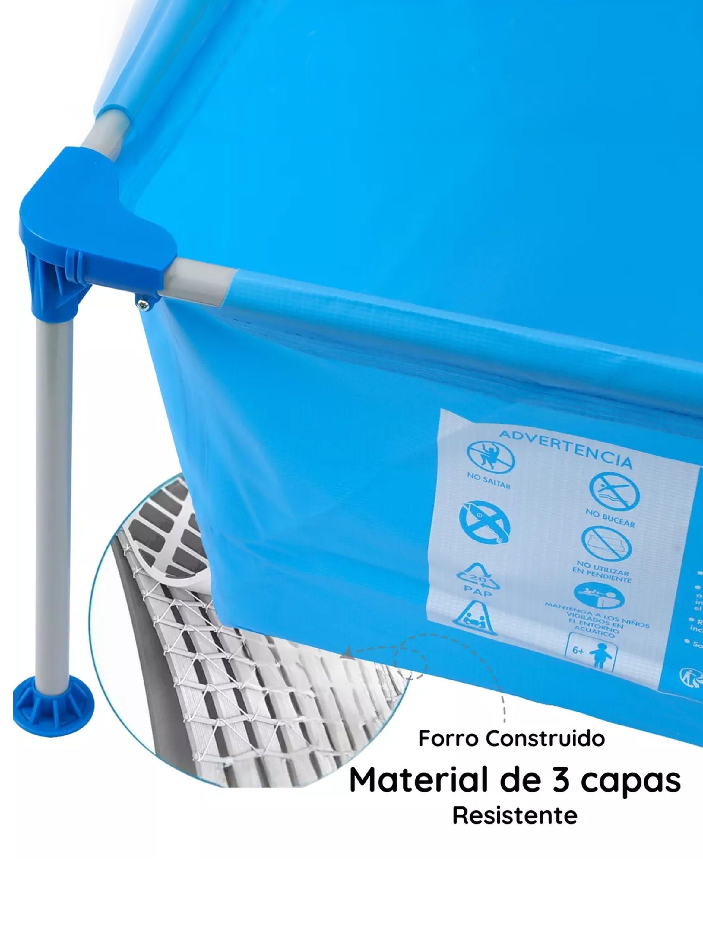 Piscina Estructural 2612 Litros Glowup 260X160X65 CM-5