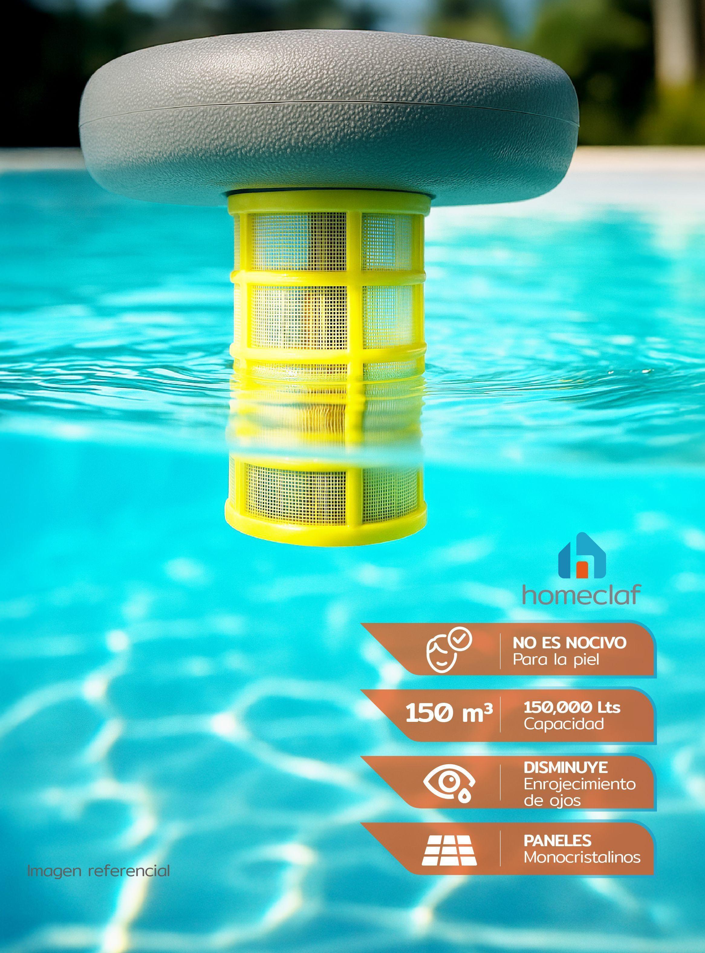 Ionizador Solar para limpieza y mantención de Piscina Homeclaf-6