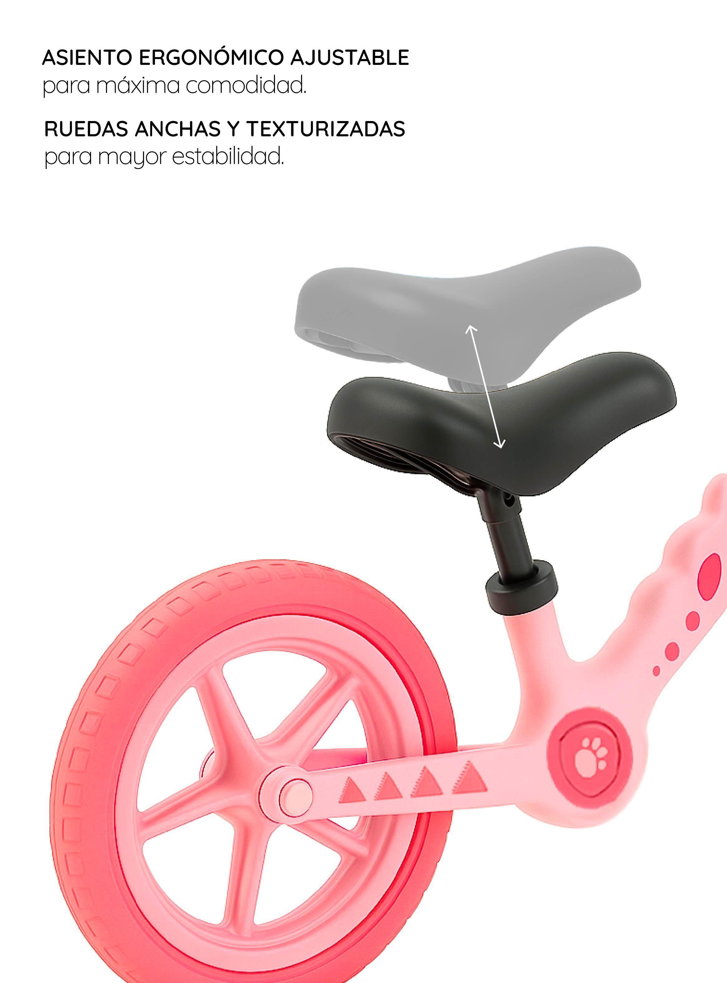 Bicicleta de Aprendizaje de Equilibrio Infantil Koa Rosada Glowup-1