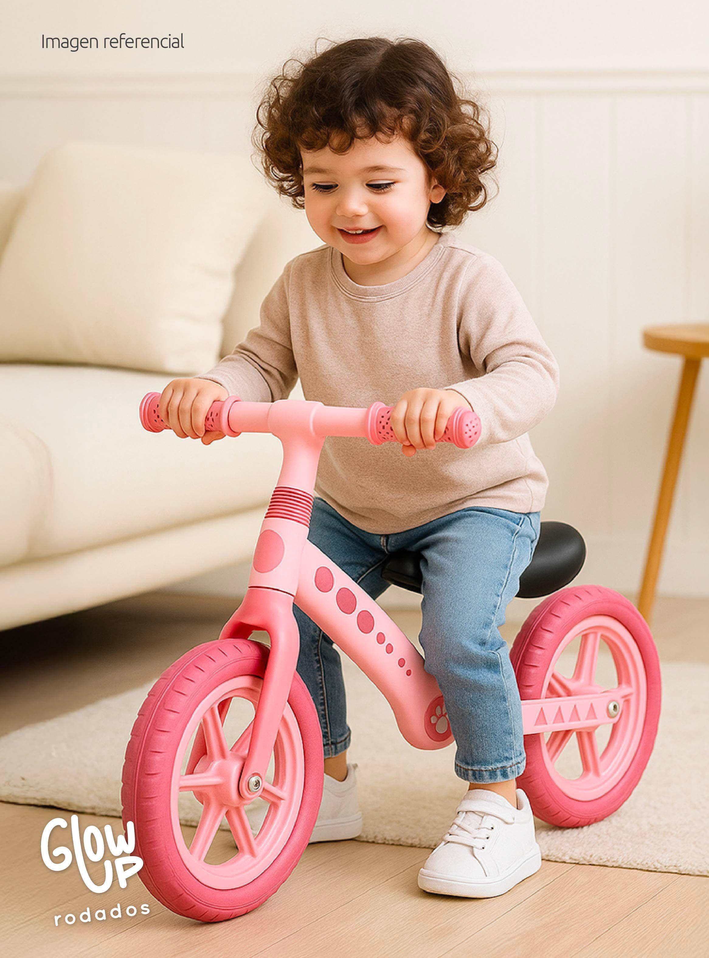 Bicicleta de Aprendizaje de Equilibrio Infantil Koa Rosada Glowup-5