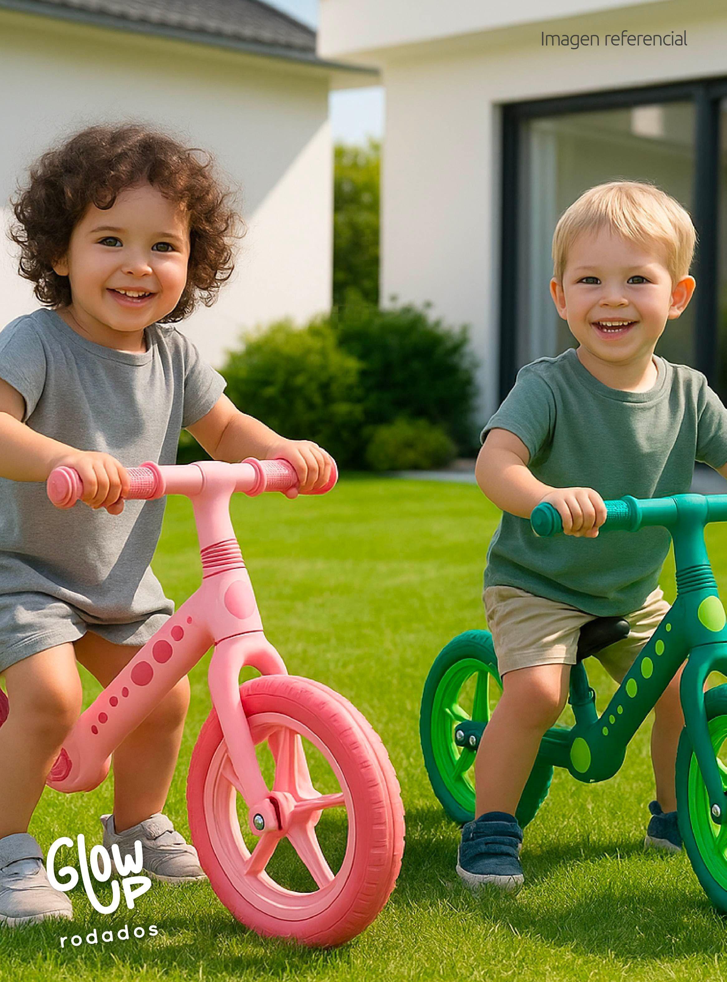 Bicicleta de Aprendizaje de Equilibrio Infantil Koa Rosada Glowup-7