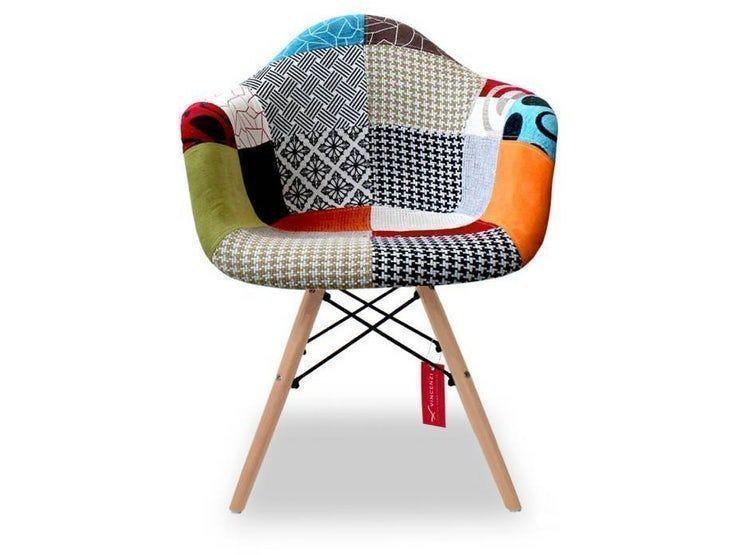 Silla Poltrona Eames Patchwork Delhi-4