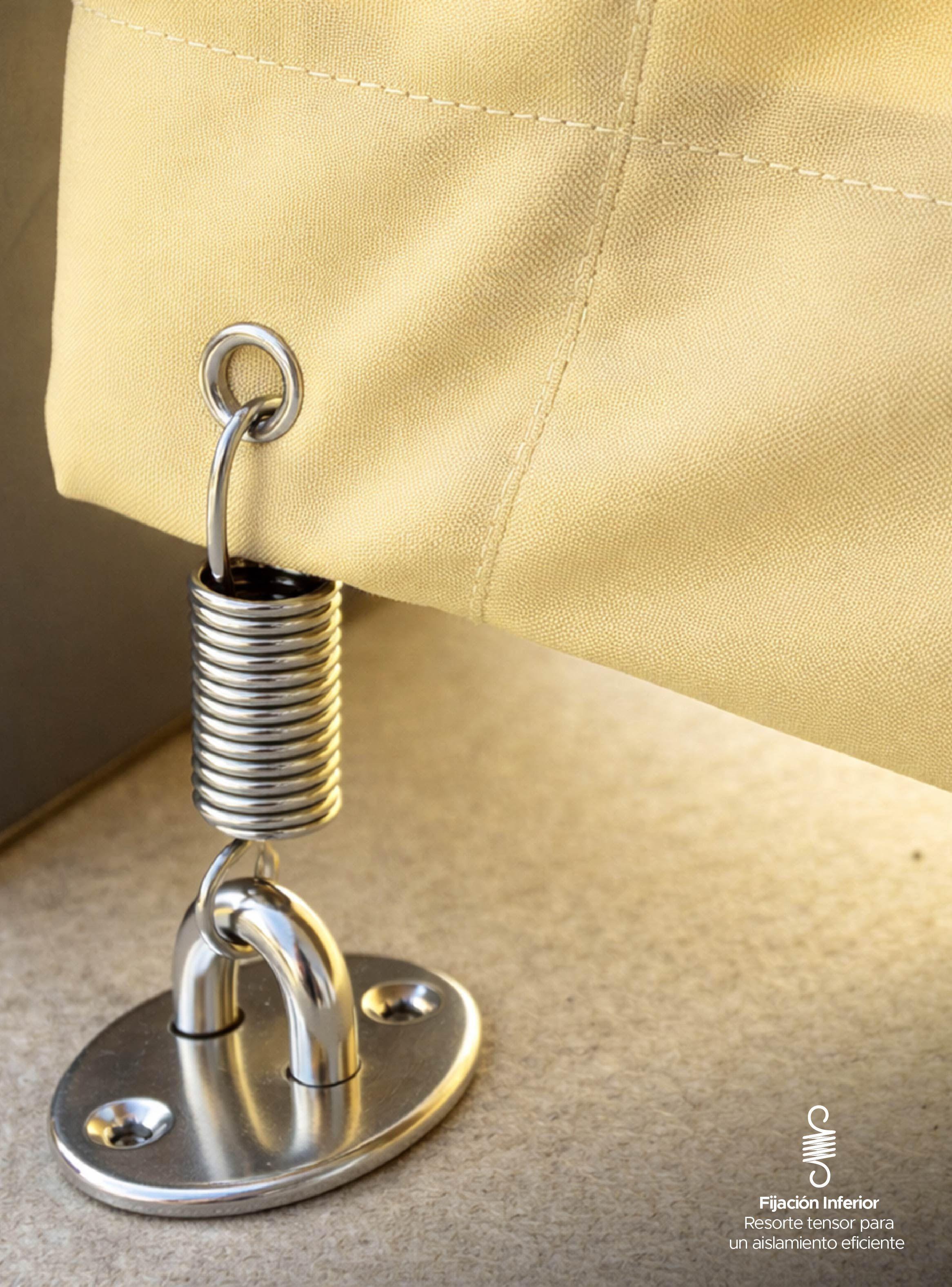 Cortina Roller Cierre de Terraza Beige 100x250cm-5