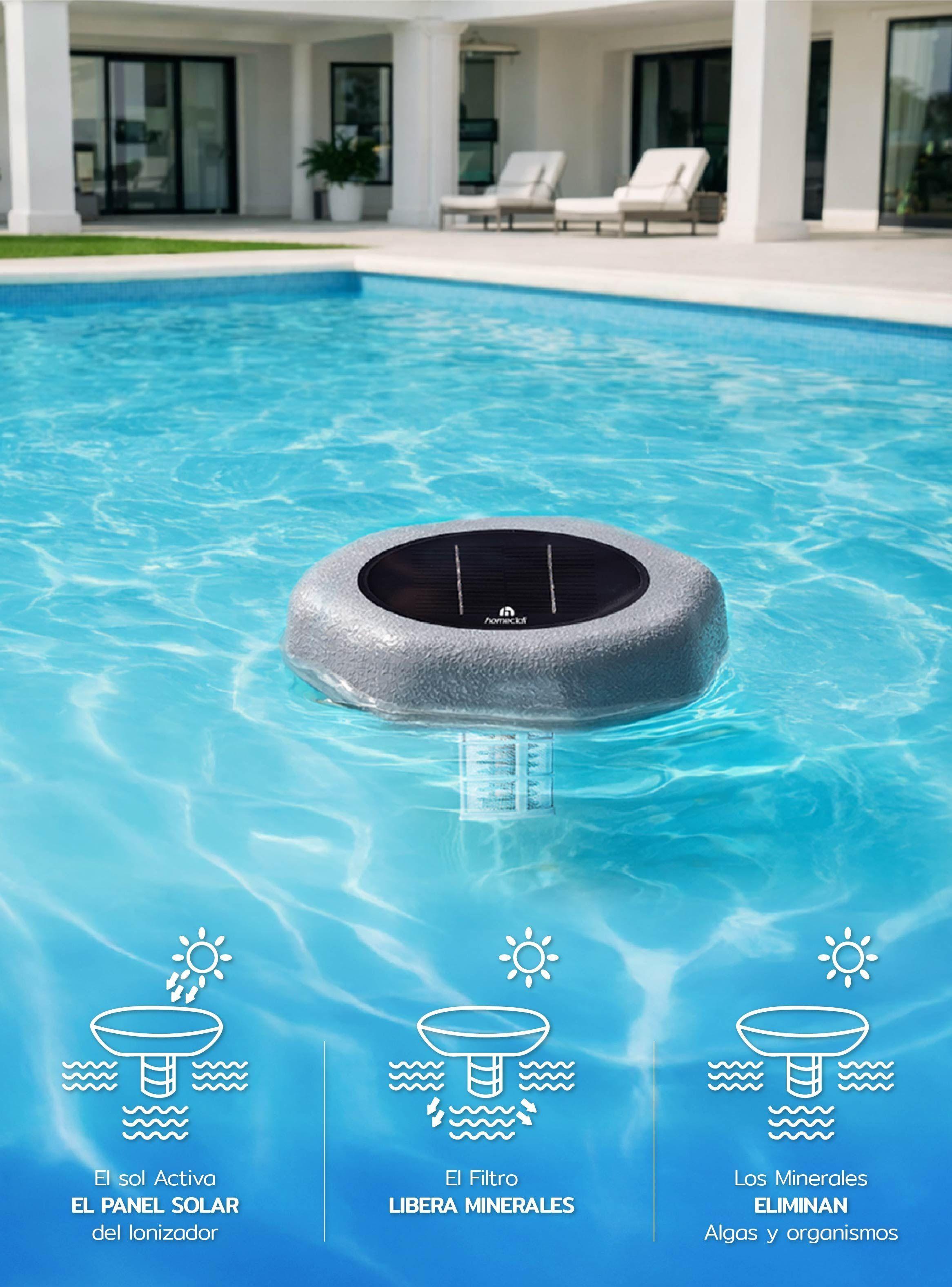 Ionizador Solar Hexagonal Para Piscina 150000 Lts Homeclaf-4