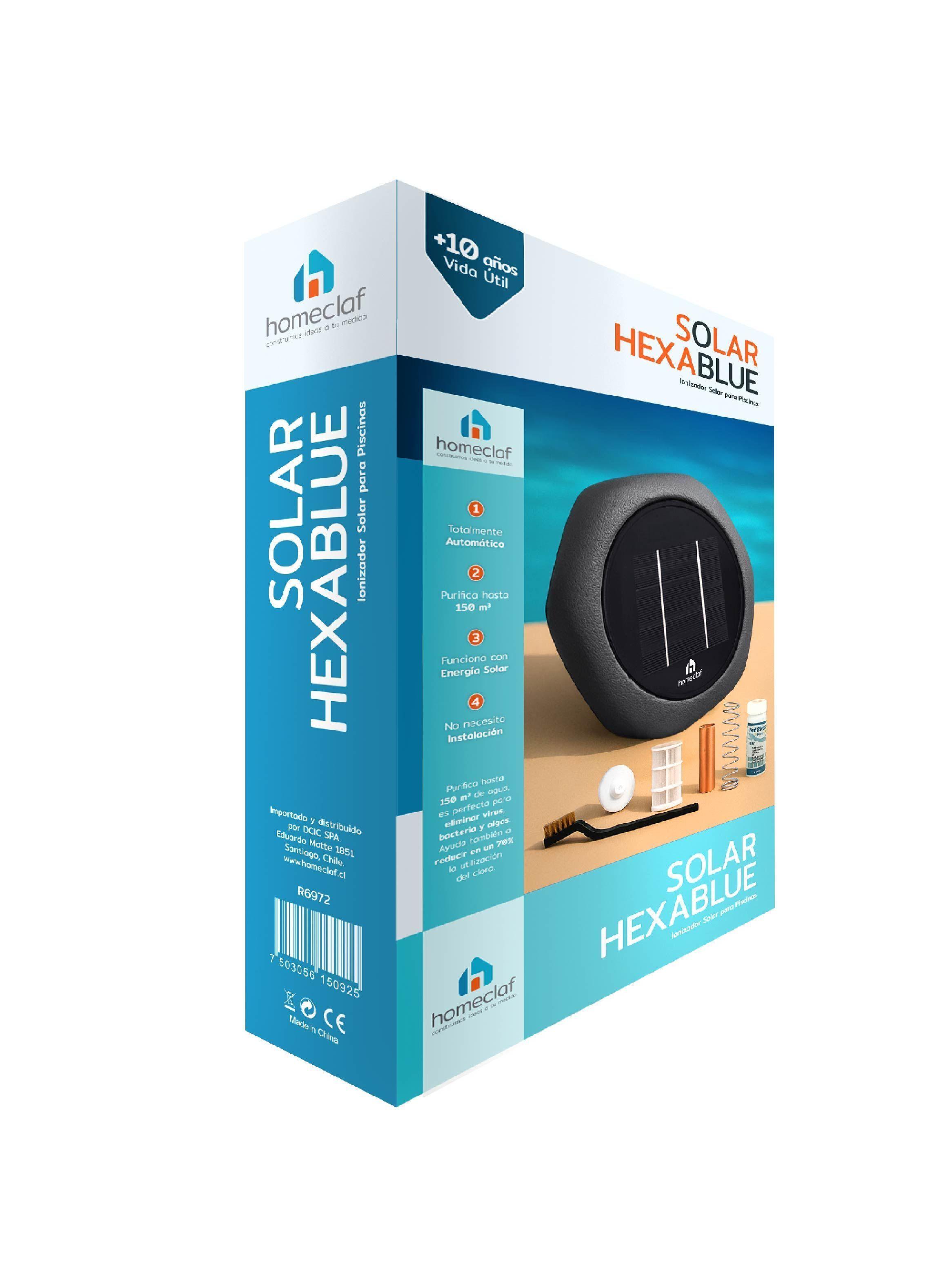 Ionizador Solar Hexagonal Para Piscina 150000 Lts Homeclaf-7
