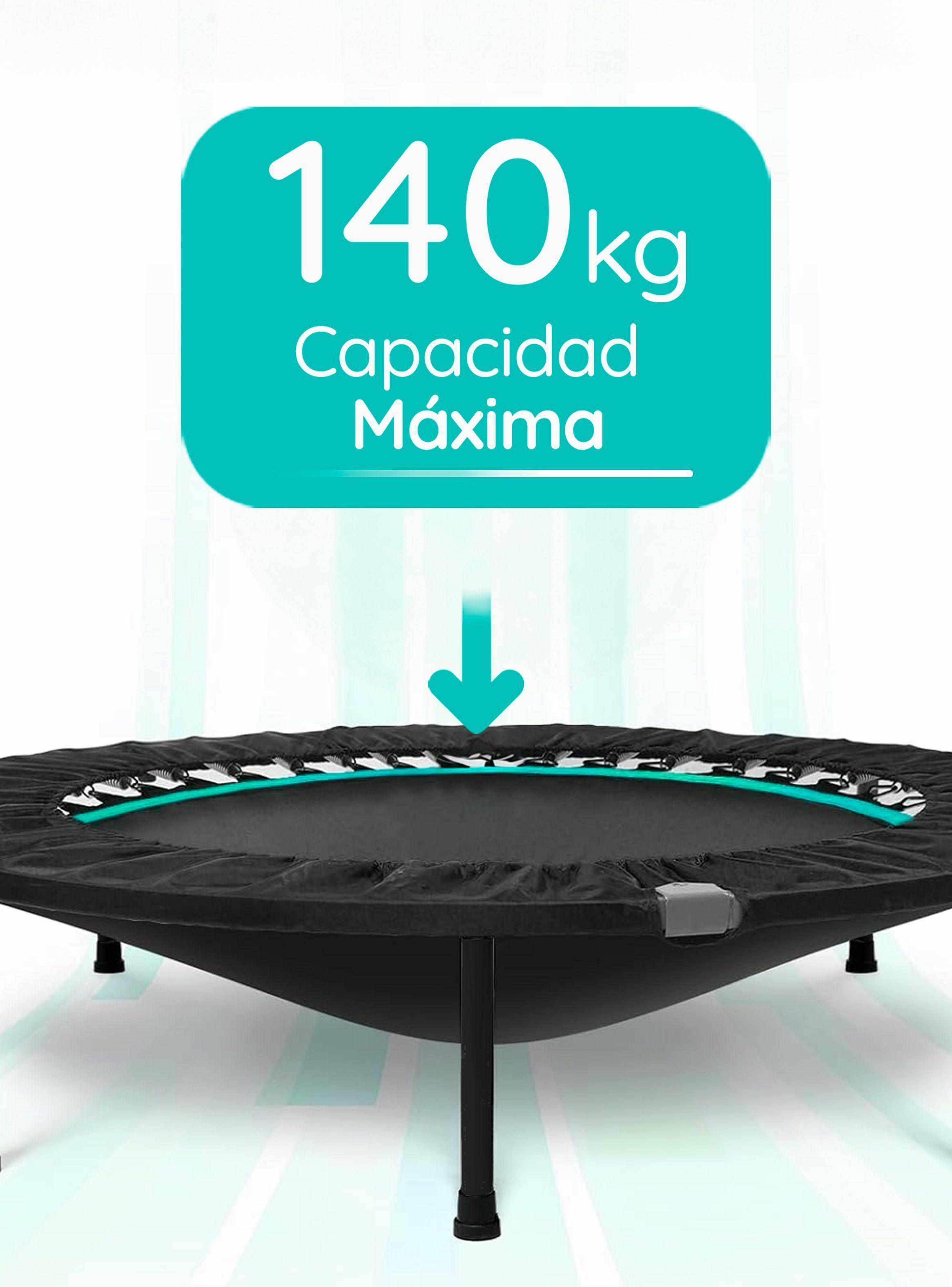 Mini Trampolín 3.3ft 1 Mt Aeróbico Fitness Yoga y Juegos GlowUp-6