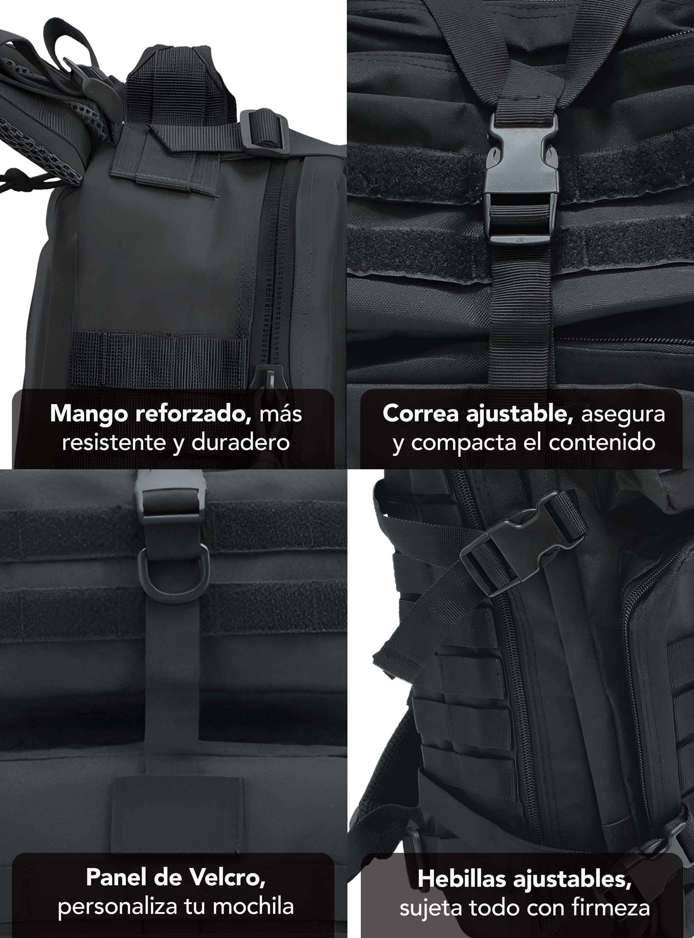 Mochila Táctica Militar Outdoor 45 Lts Impermeable-5