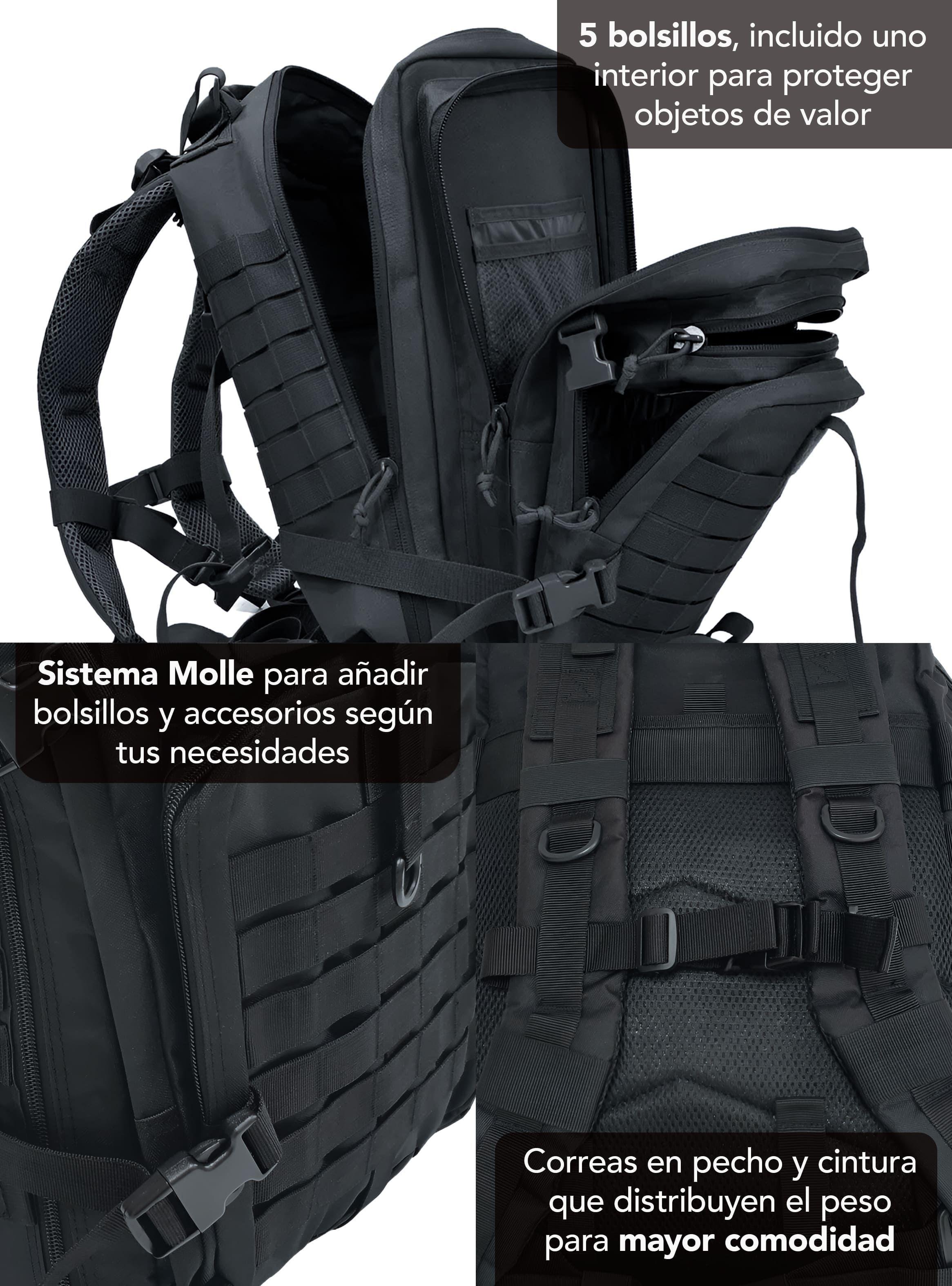 Mochila Táctica Militar Outdoor 45 Lts Impermeable-6