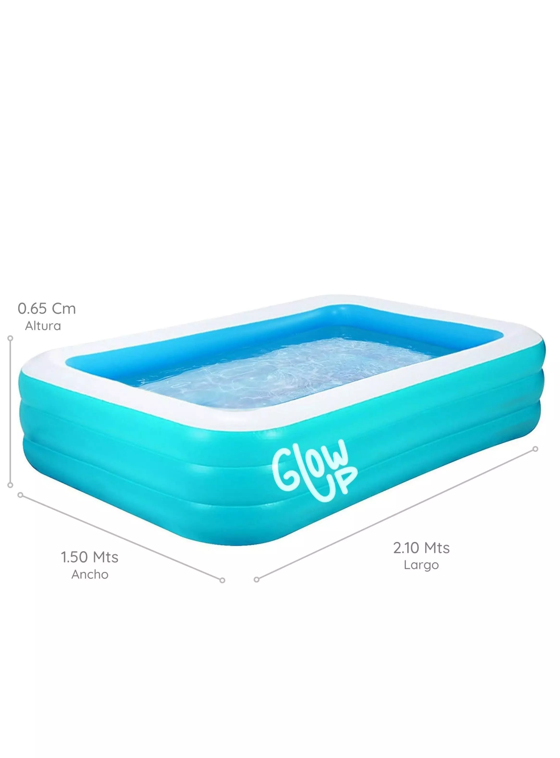 Piscina Inflable Glowup 210x150x65-1