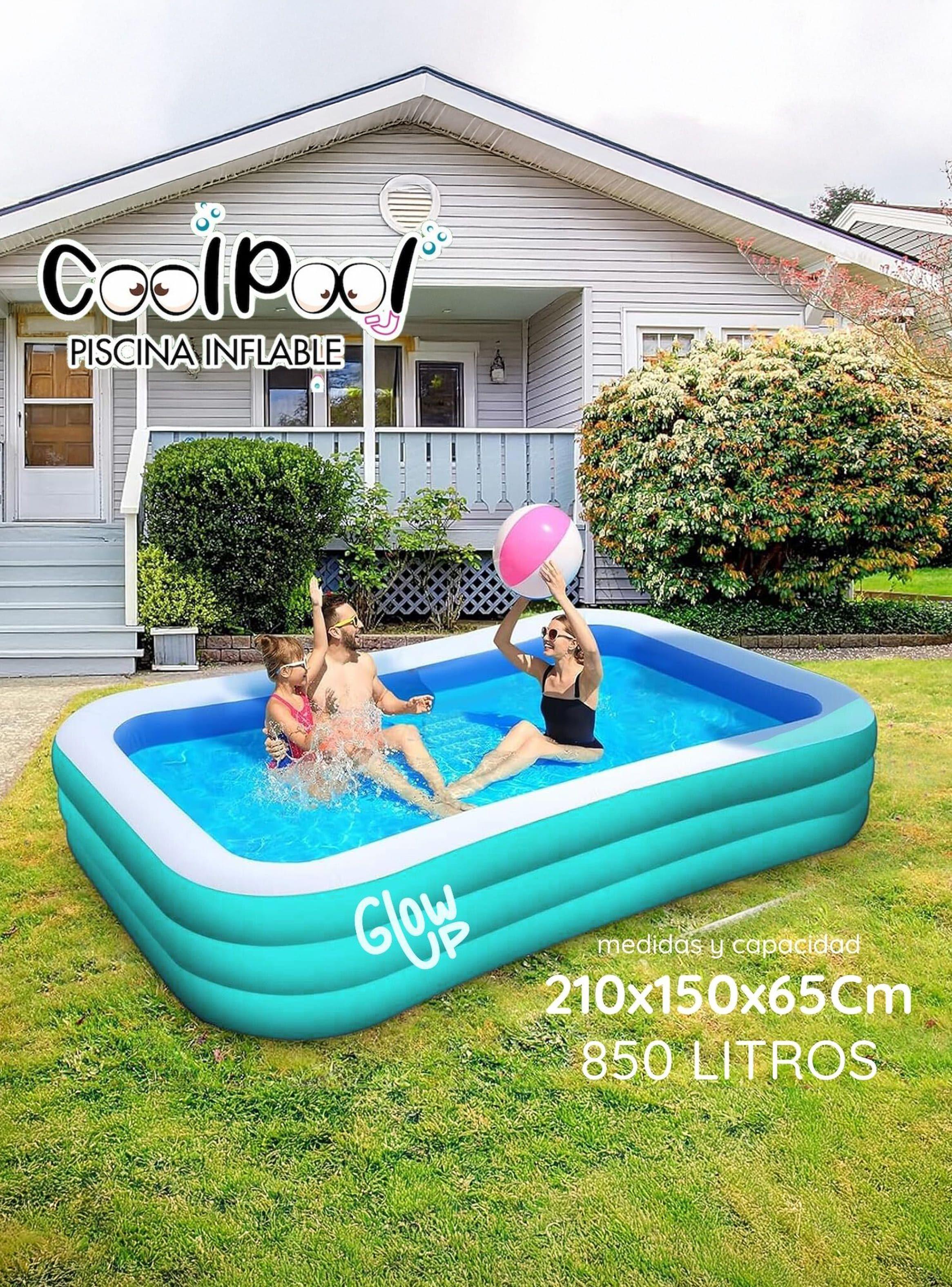 Piscina Inflable Glowup 210x150x65-2