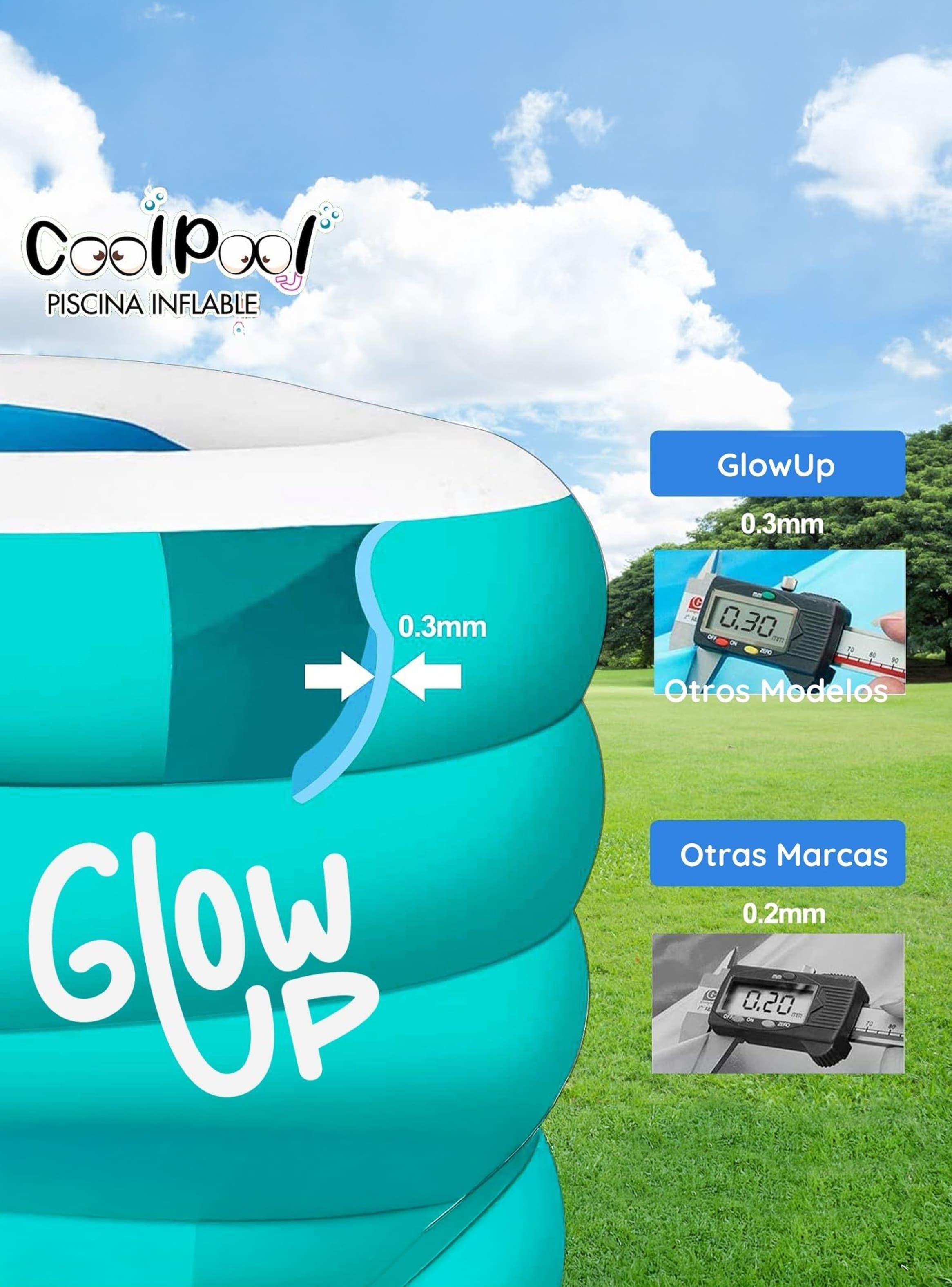 Piscina Inflable Glowup 210x150x65-3