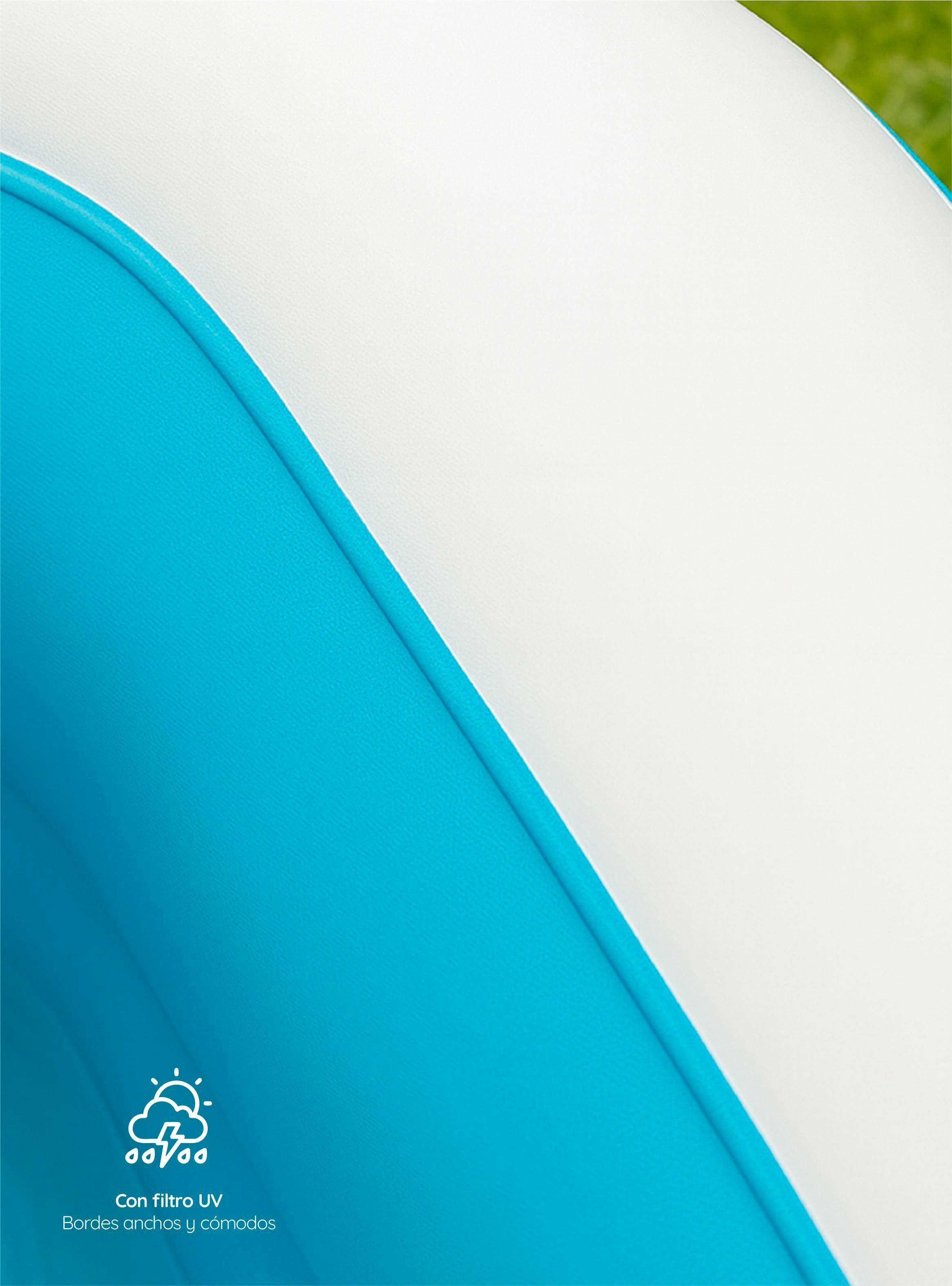 Piscina Inflable Glowup 210x150x65 cm Color Celeste-4