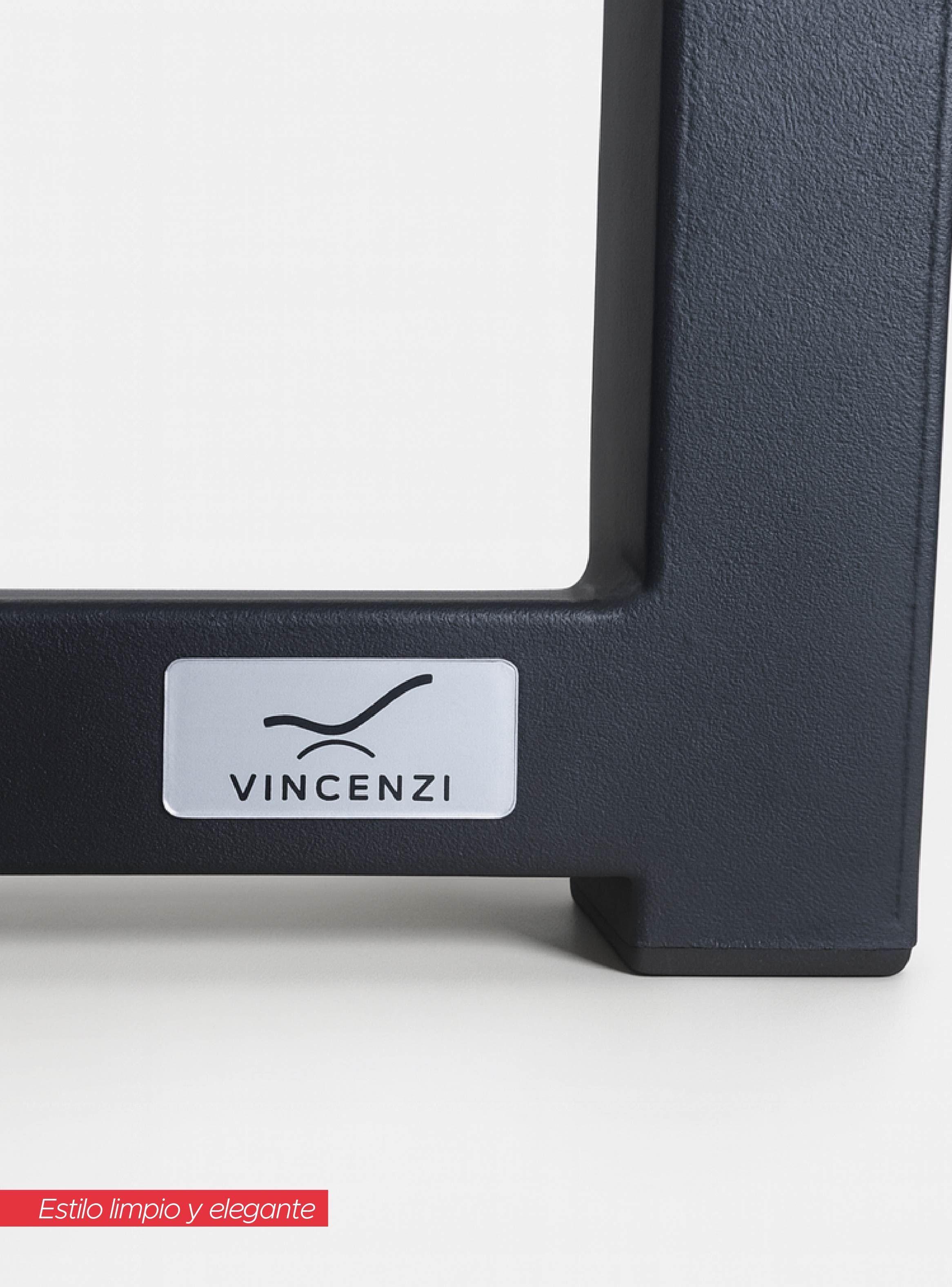 Base para Cama Europea de Acero y Madera 90x190 cm 1 Plaza Nova Vincenzi-2