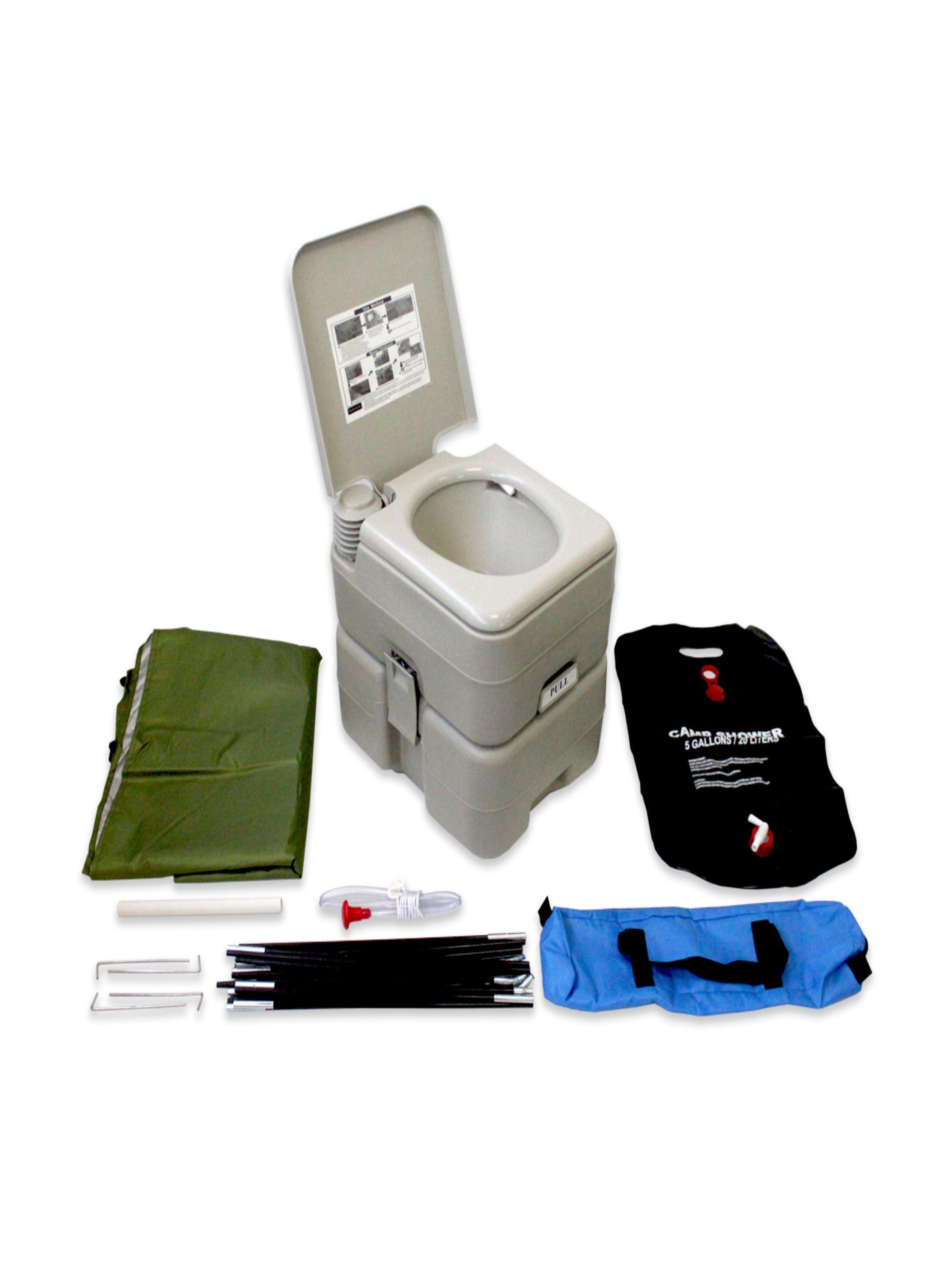 Baño Químico con Ducha Solar Para Camping -1