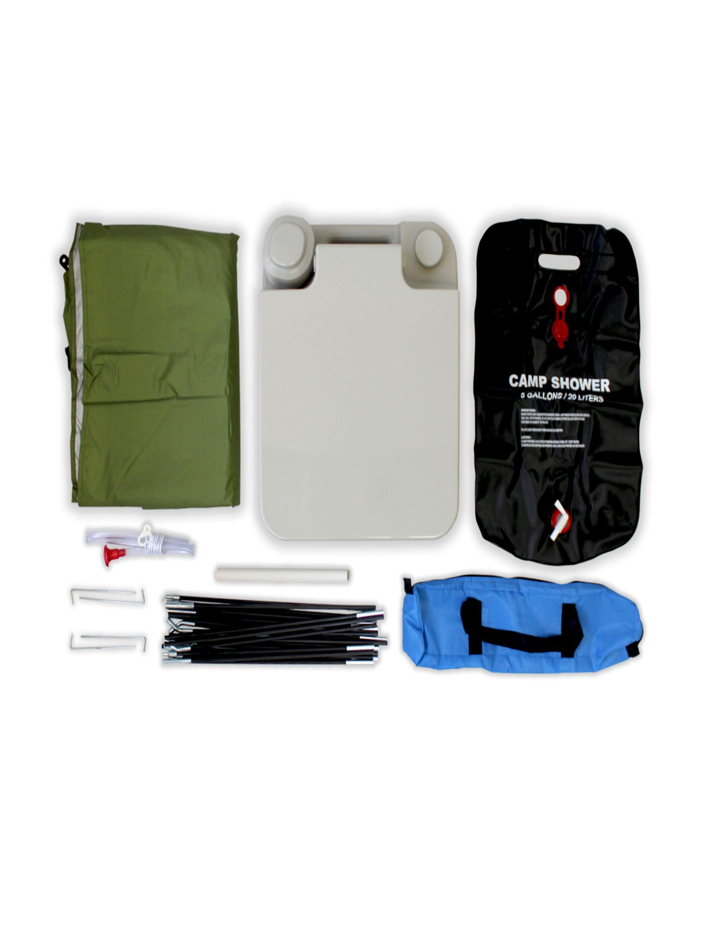 Baño Químico con Ducha Solar Para Camping -3