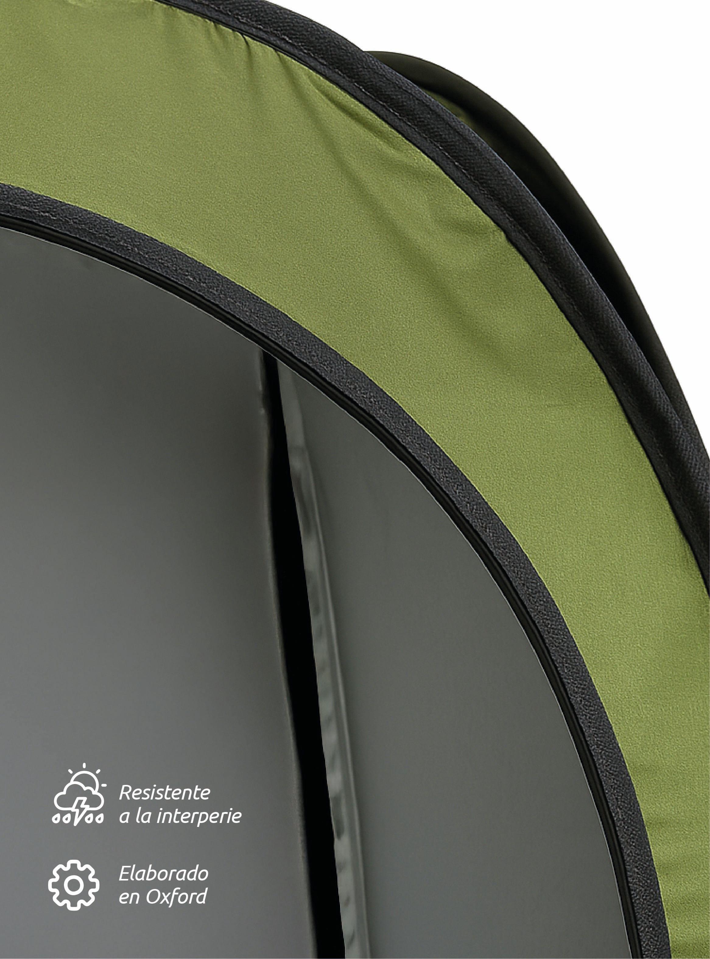 Carpa con Baño Químico y Ducha Solar Para Camping Miglú-5