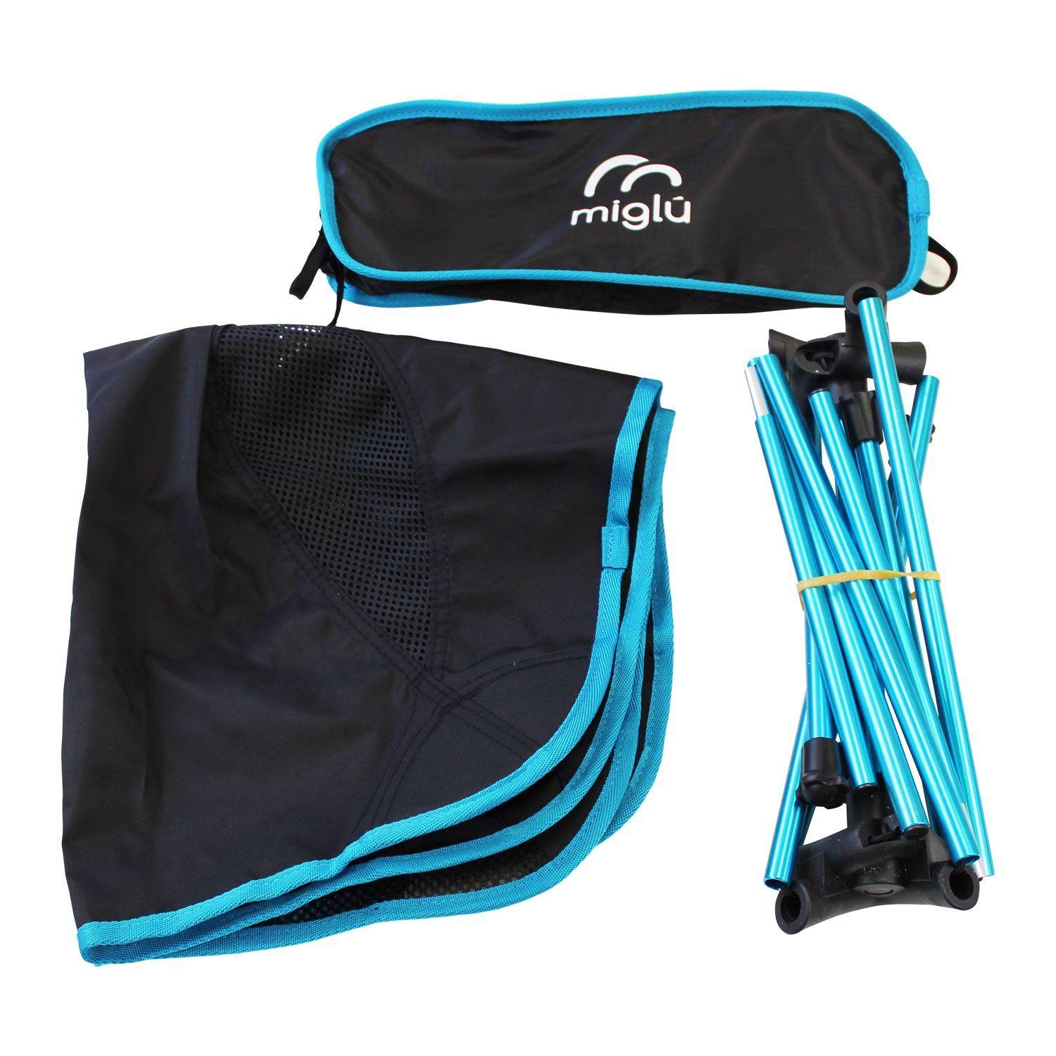 Silla Plegable de Camping Azul-1