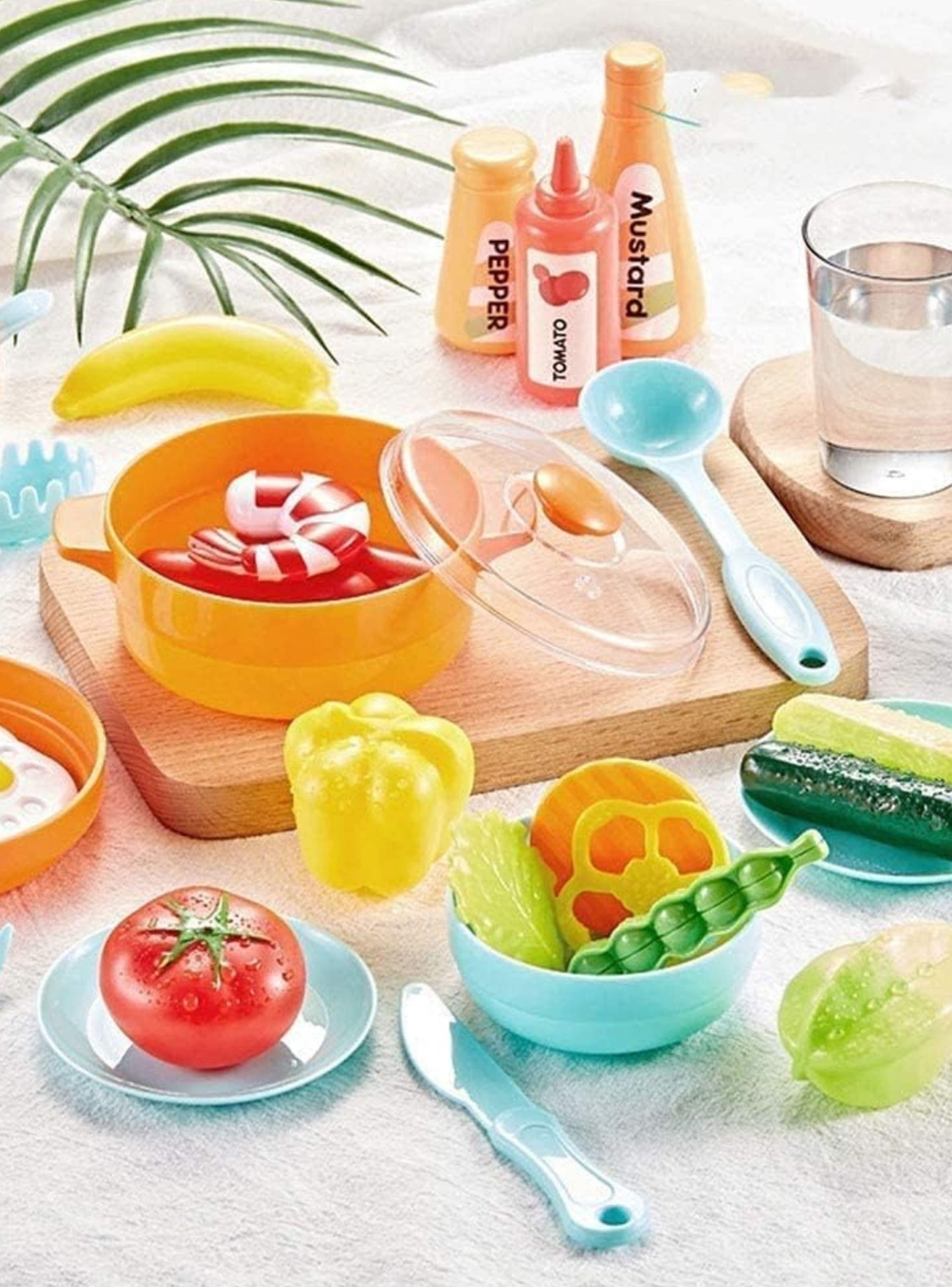 Cocina de juguete lavaplato set 42pcs luces y sonidos-3