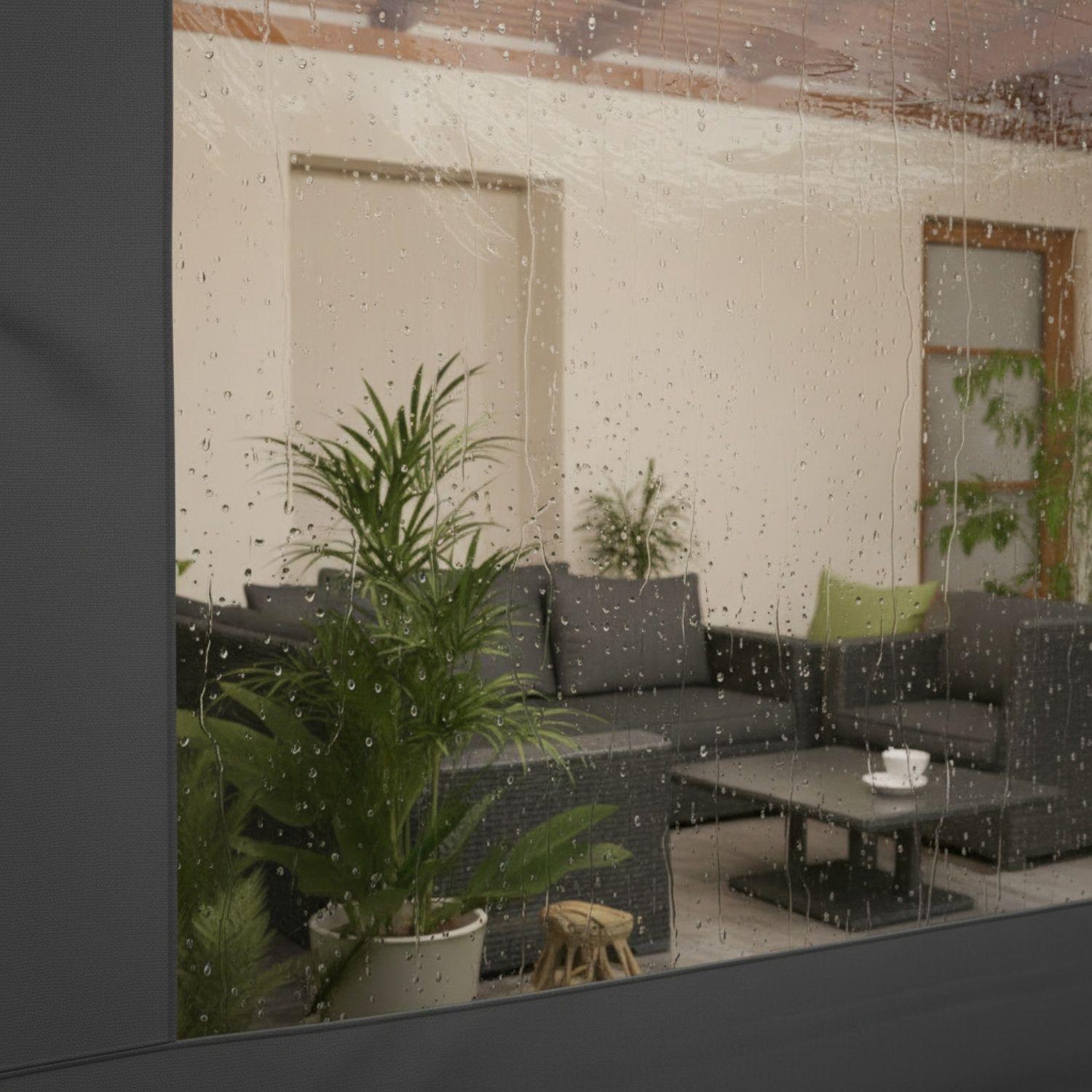 Cortina Cierre Terraza Gris Grafito 200x250 Cm Vincenzi-5