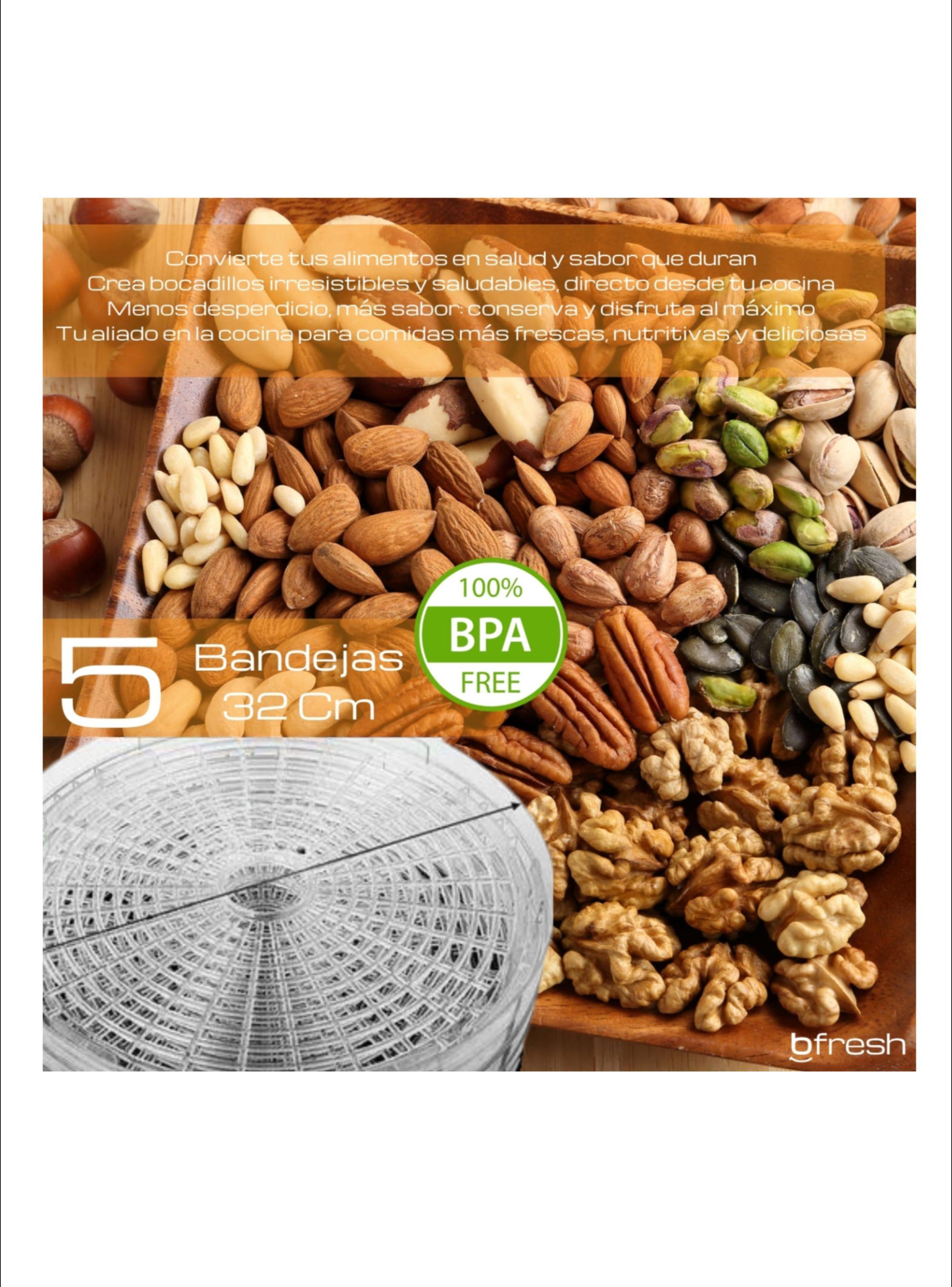 Deshidratador de frutas y alimentos Dry Fit Negro-5
