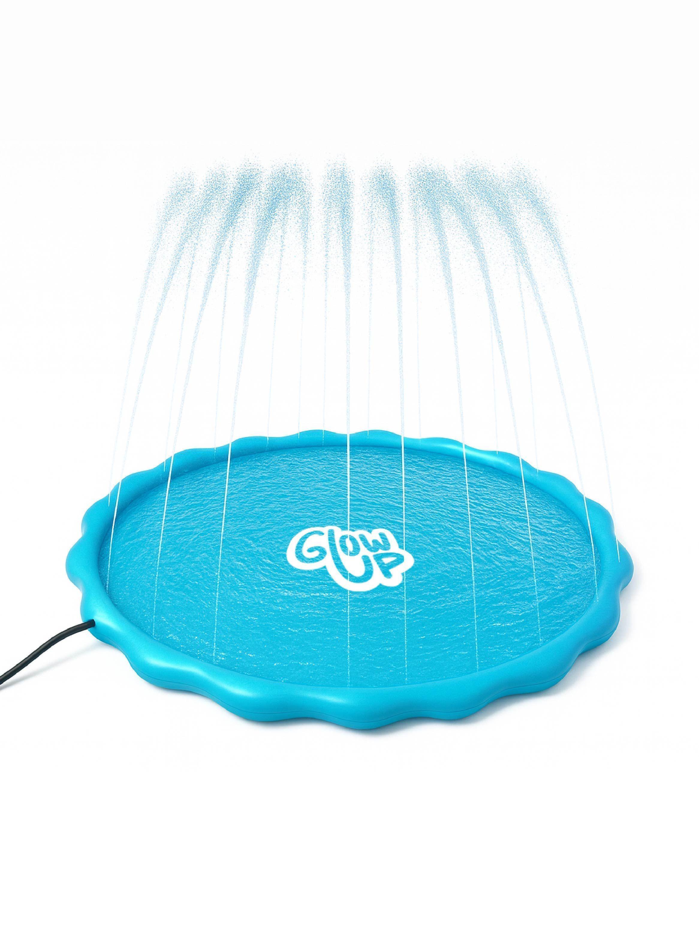 Alfombra Rociadora de Agua 1,7 Mts Clásica Celeste GlowUp-0