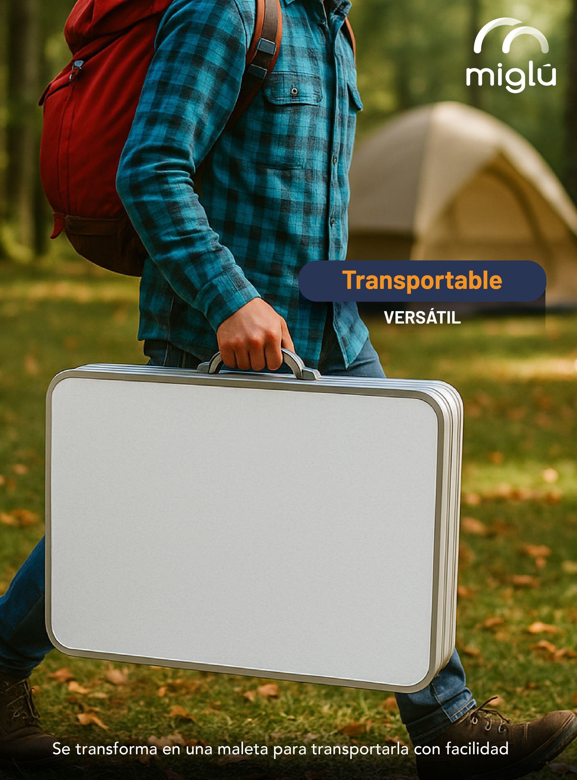 Mesa de camping plegable con 4 pisos Miglu-7