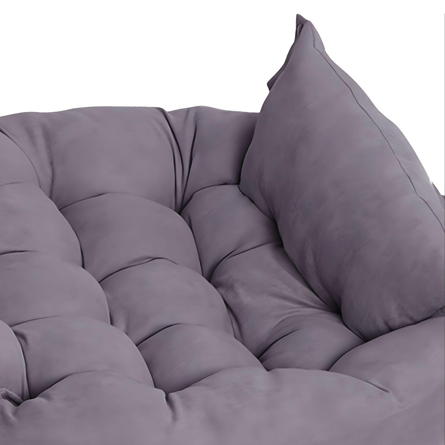 Cama para mascotas perro y gatos 68x50x40 Gris-4