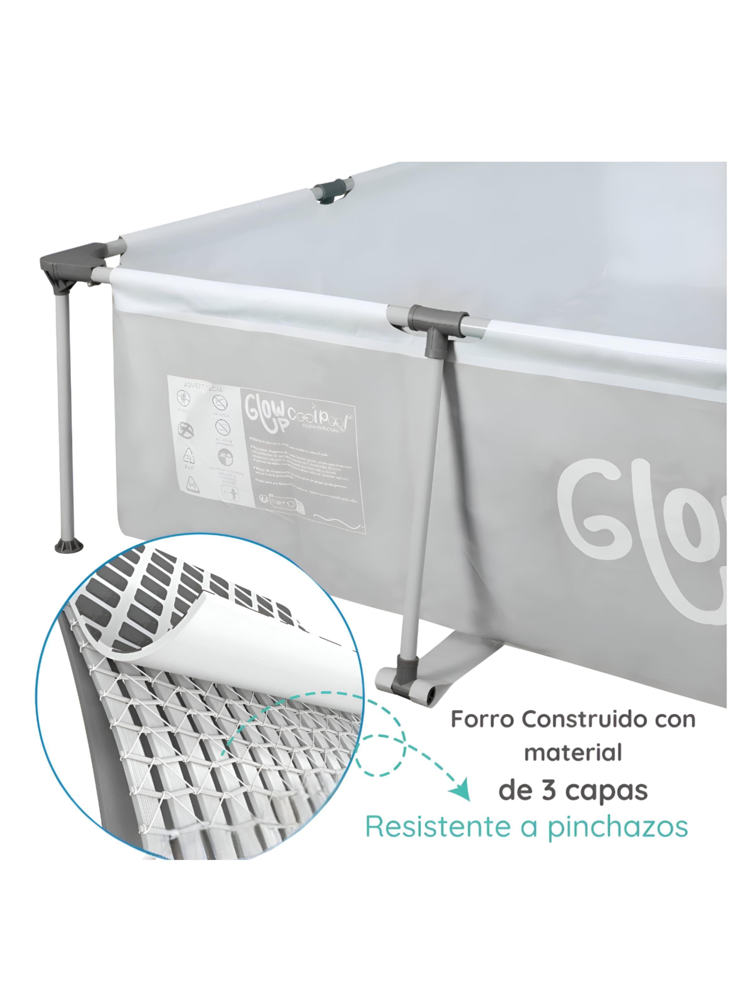 Piscina Estructural 3700 Litros Rectangular 2x3mts -3