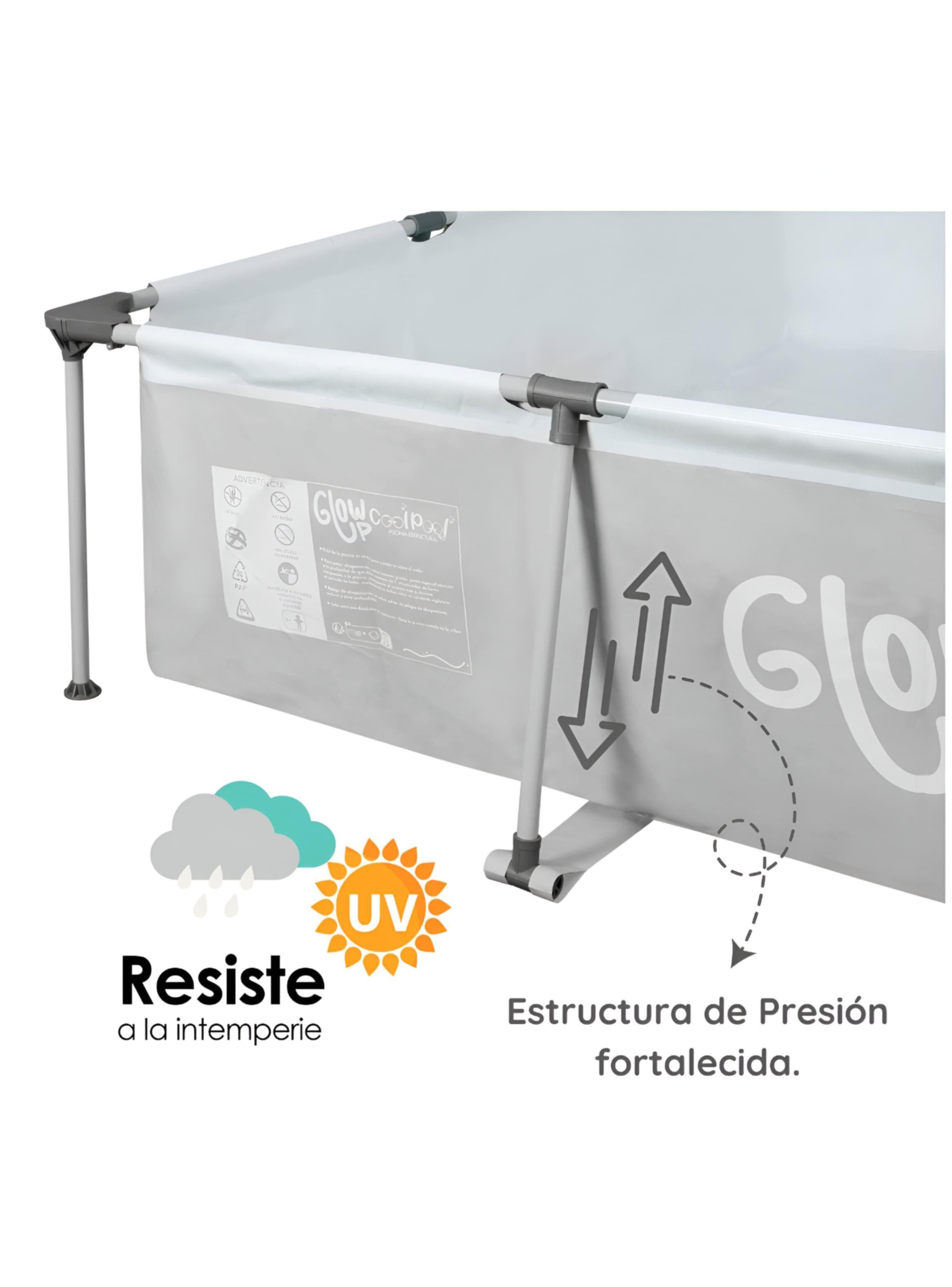 Piscina Estructural 3700 Litros Rectangular 2x3mts -4