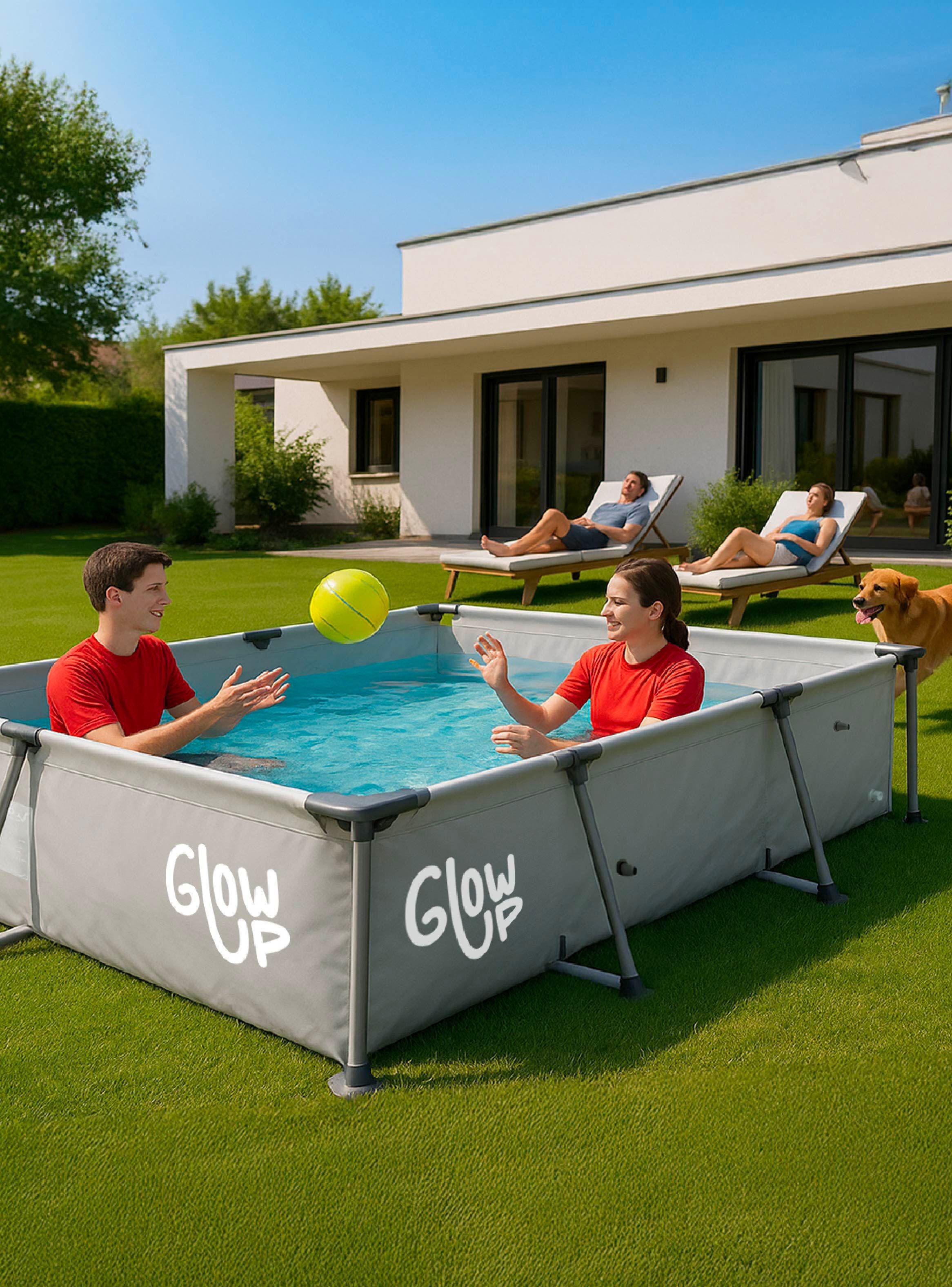 Piscina Estructural 3700 Litros Rectangular 2x3mts GlowUp-6