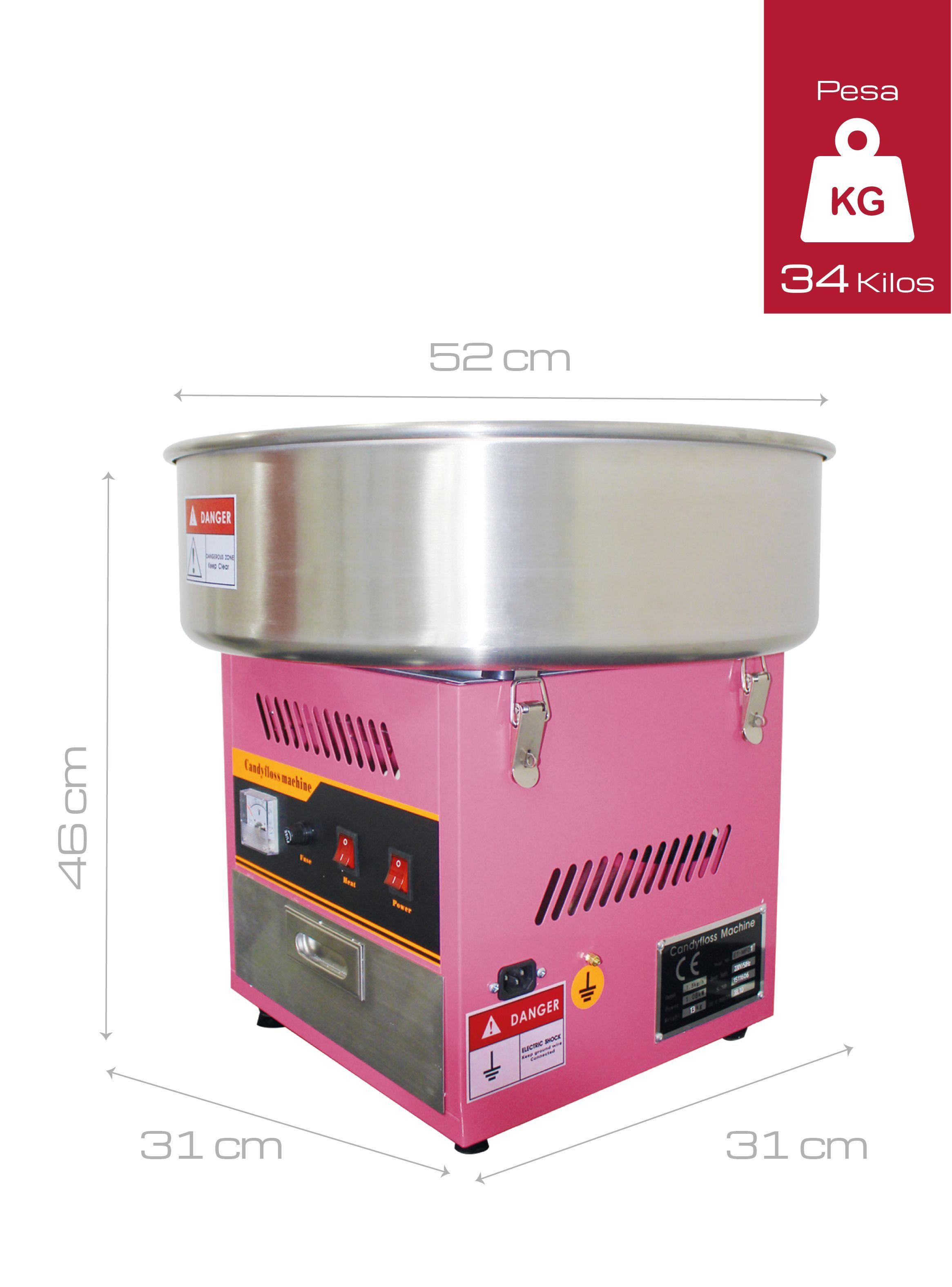 Máquina Algodón de Azúcar Profesional Rosada Bfresh-2
