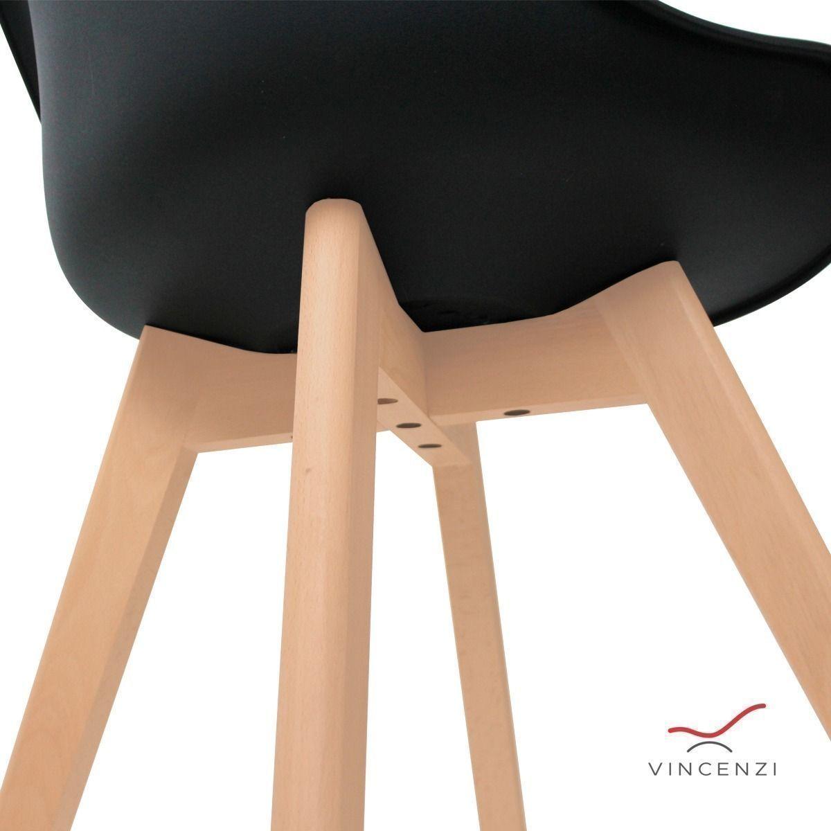 Silla Eames Con Cojín París Negra-5