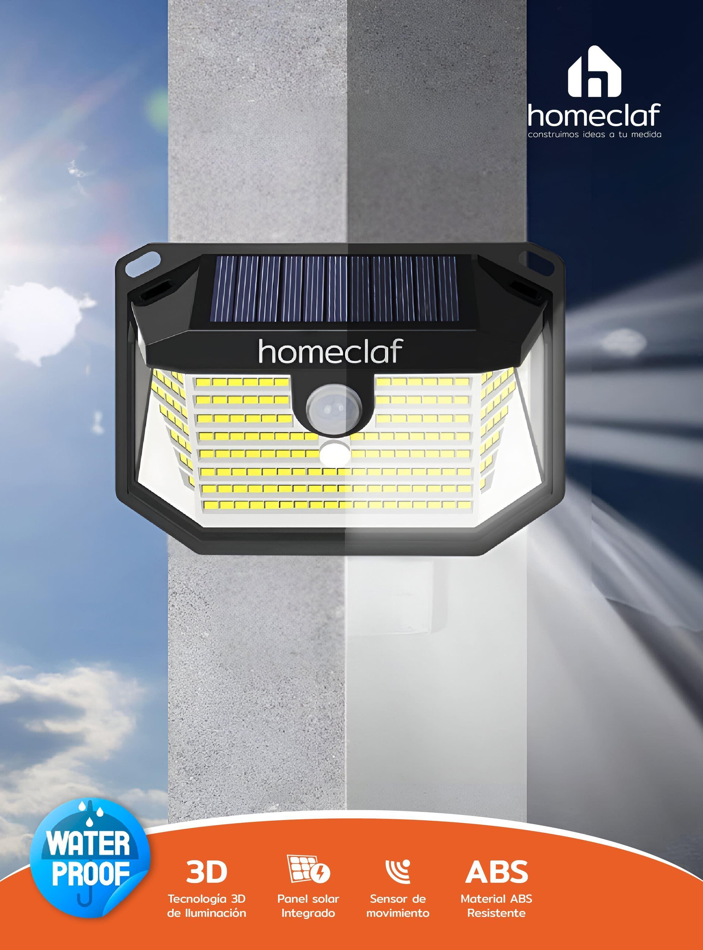 Foco Solar 178 Led Exterior Con Sensor Movimiento Homeclaf-2