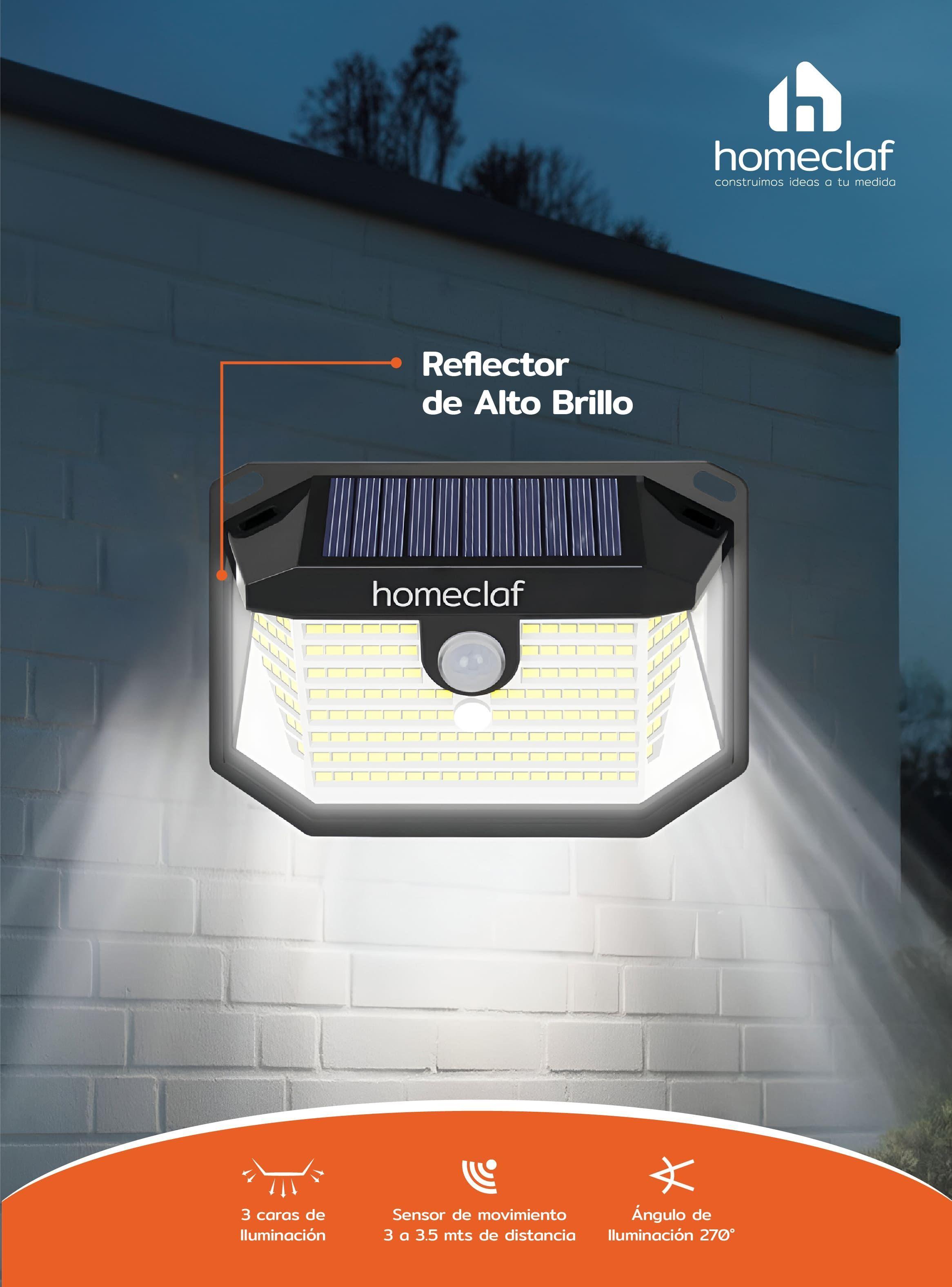 Foco Solar 178 Led Exterior Con Sensor Movimiento Homeclaf-4