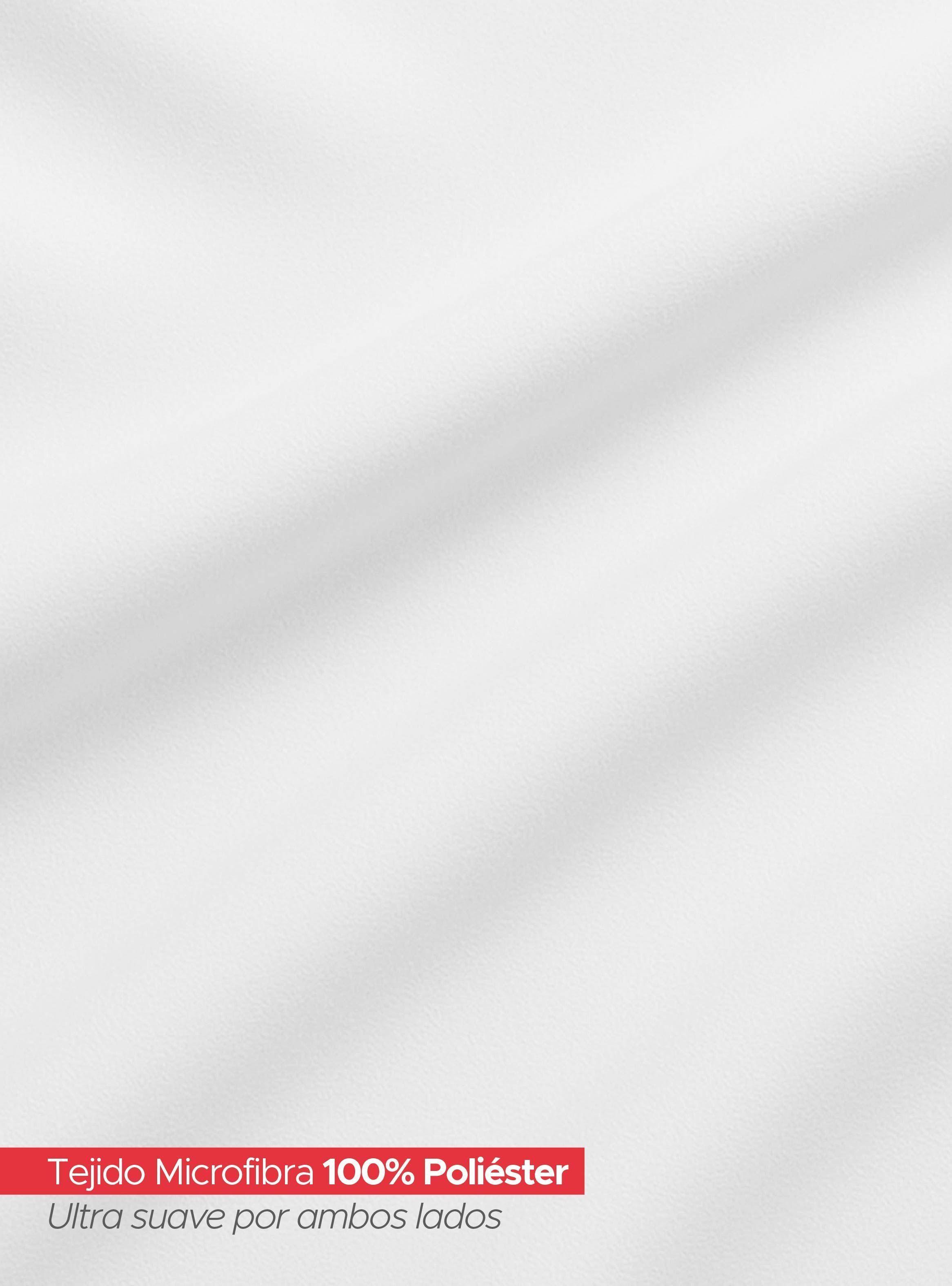  Juego de sábanas 1.5 plazas Vincenzi blanco suave fácil cuidado-4