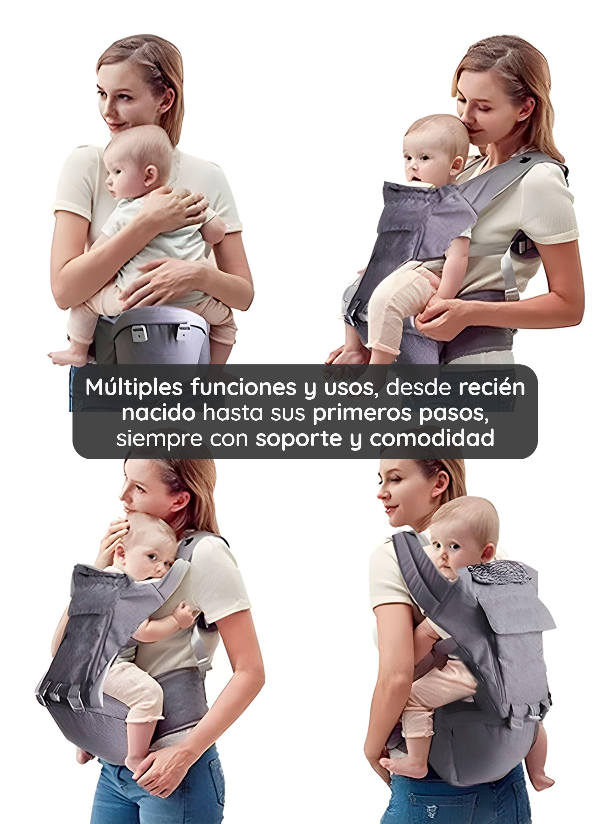 Mochila Portabebé Ergonómico Multifuncional 6en1 Glowup-5