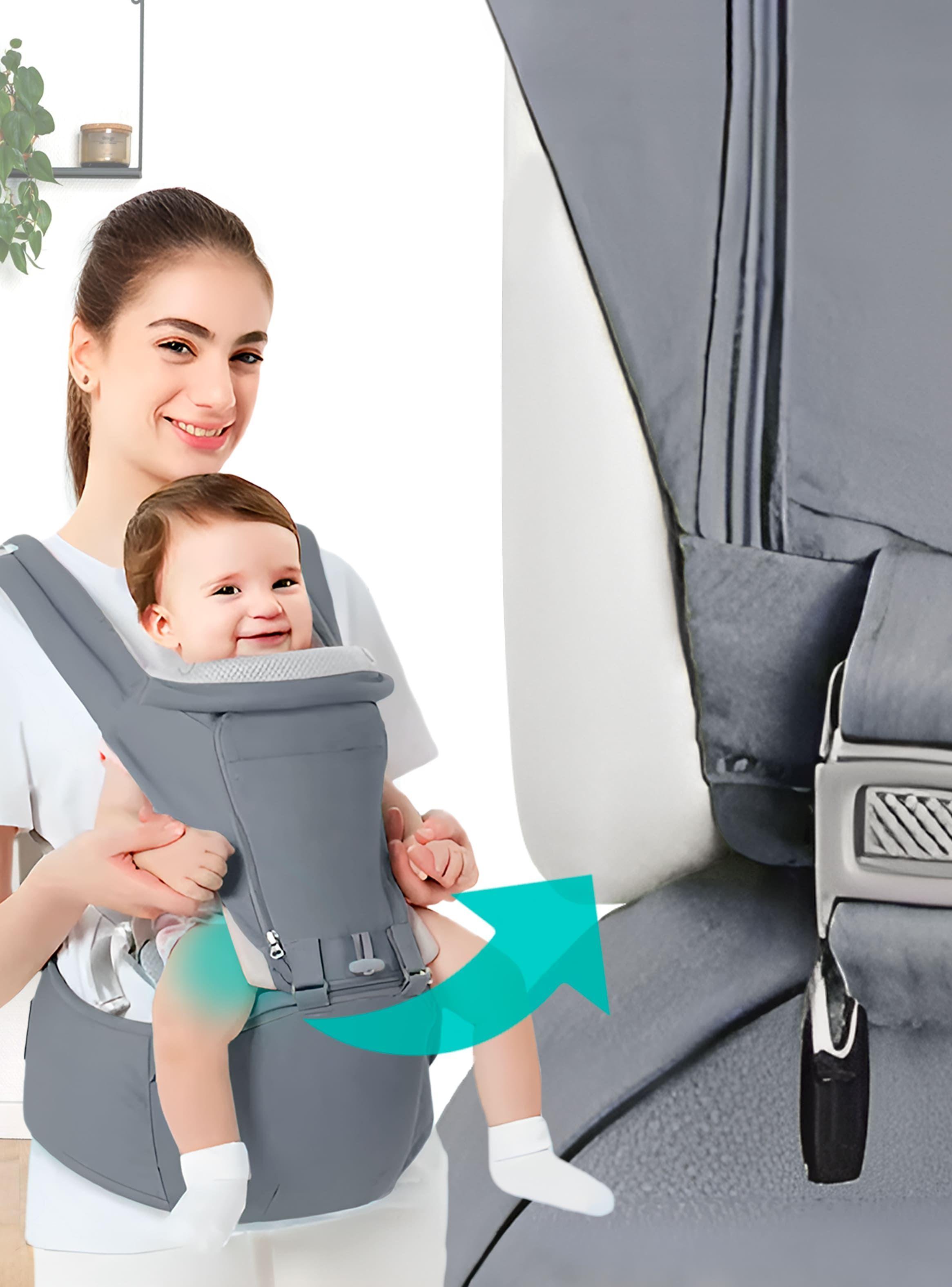 Mochila Portabebé Ergonómico Multifuncional 6en1 Glowup-6