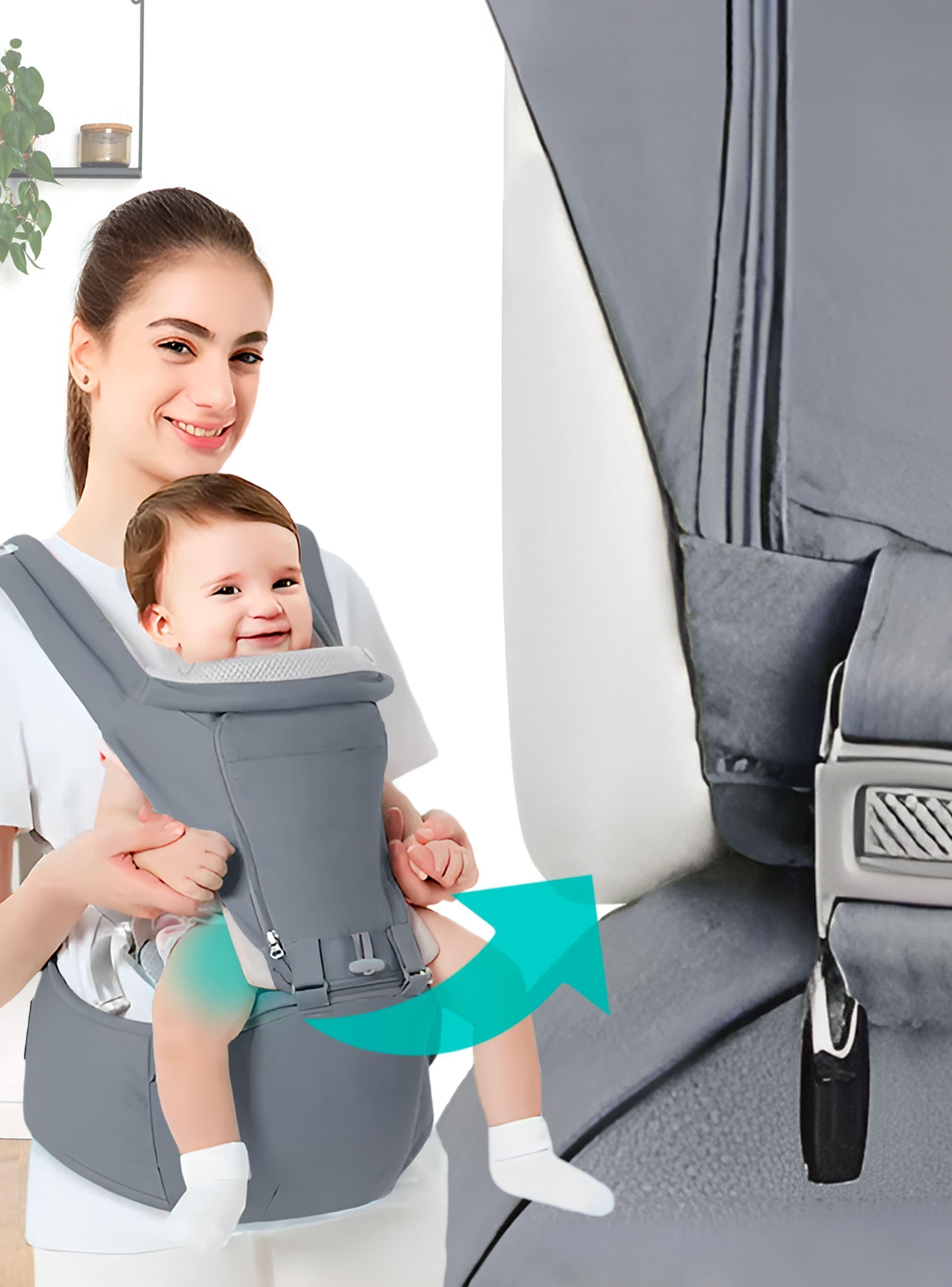 Mochila Portabebé Ergonómico Multifuncional 6en1 Glowup-6