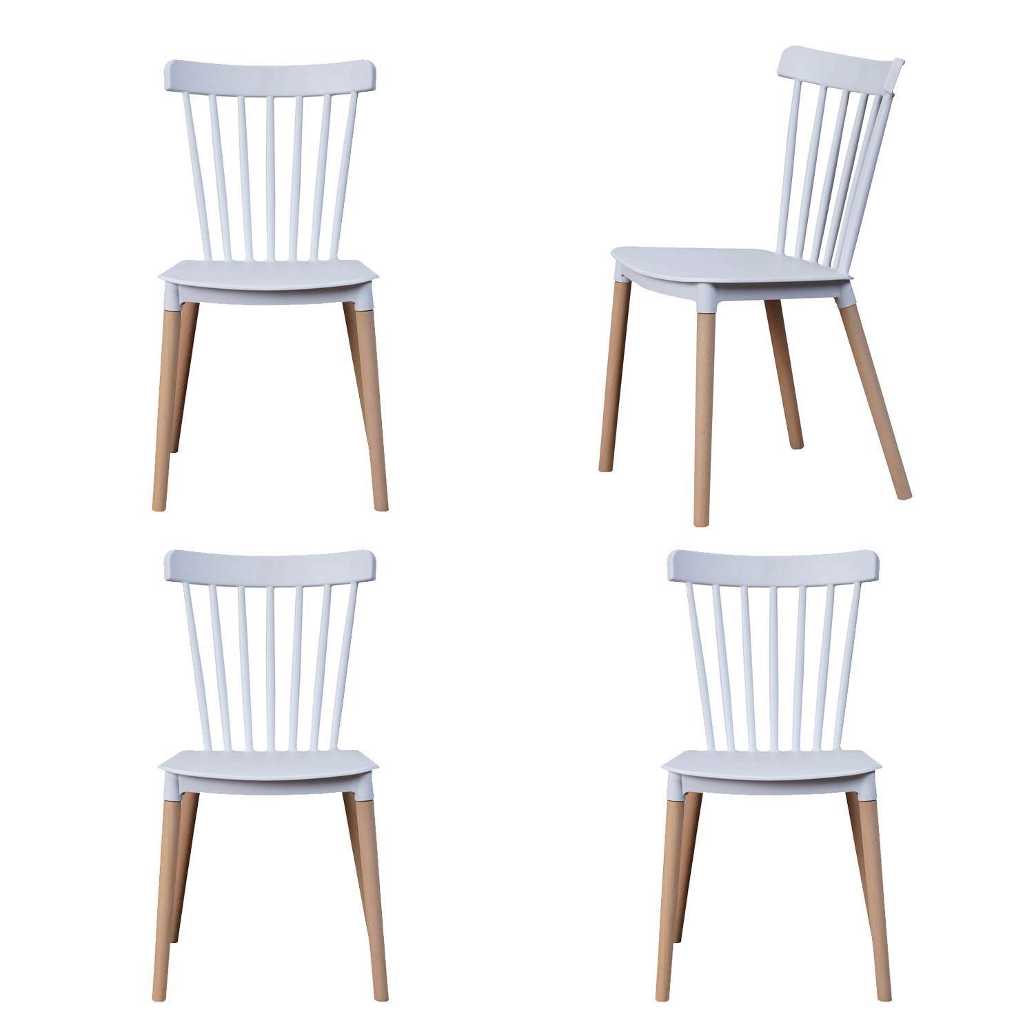Pack de 4 Sillas Windsor Blanca-0