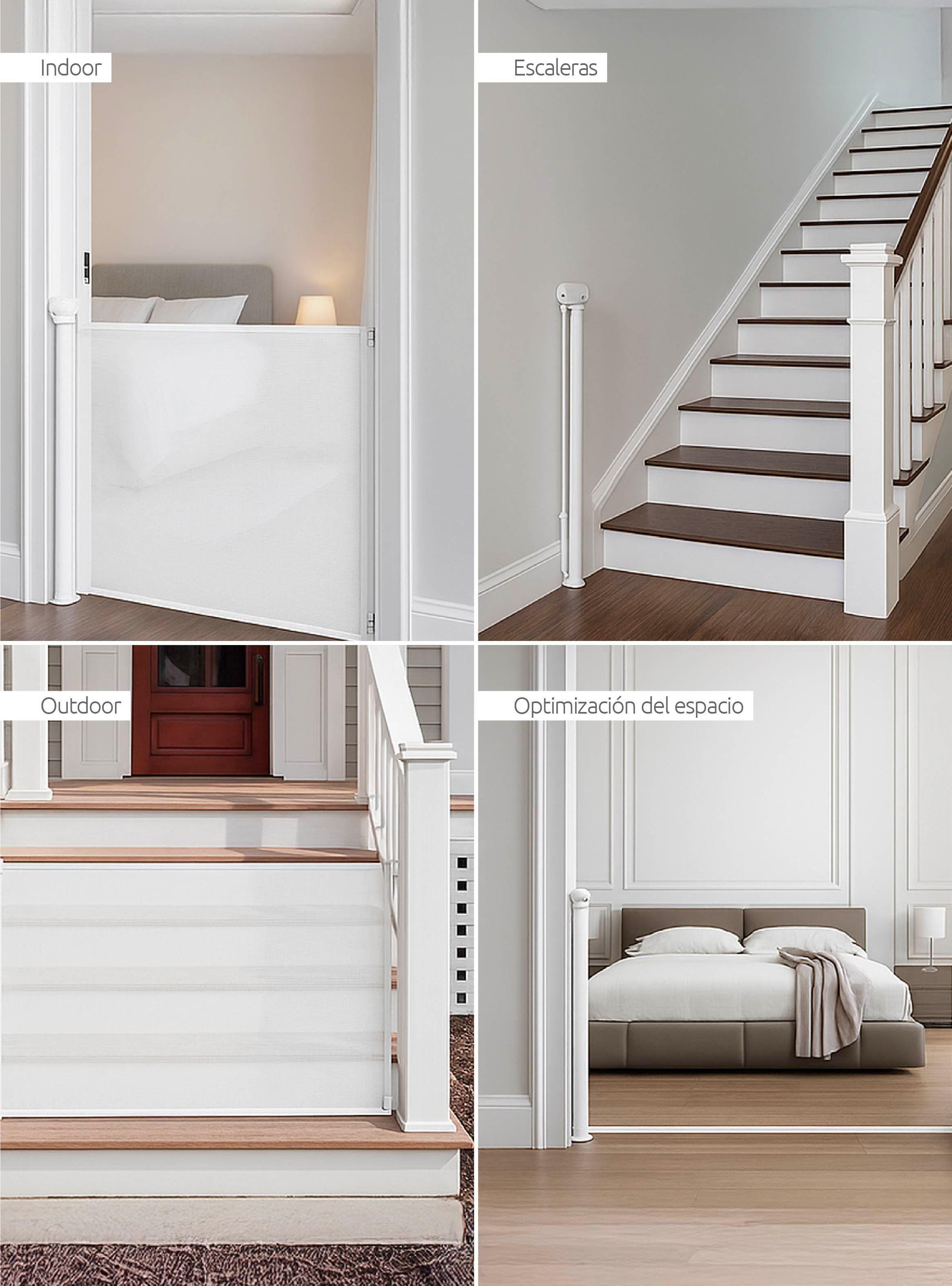 Reja de Seguridad Retráctil Para Bebes hasta 136 cm-5