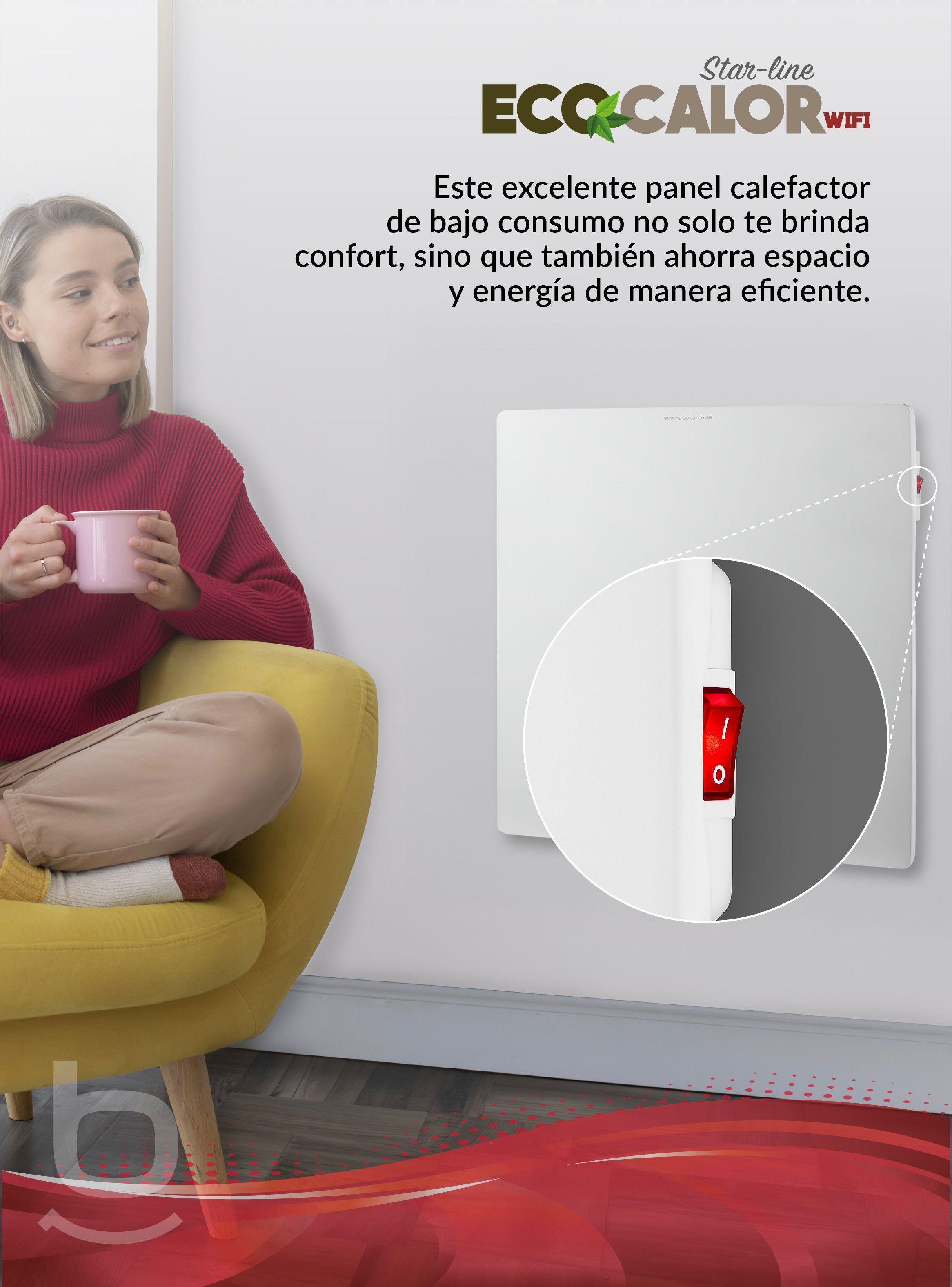 PACK 2 PANELES MURALES CALEFACTORES BAJO CONSUMO 425W BLANCO BFRESH-4