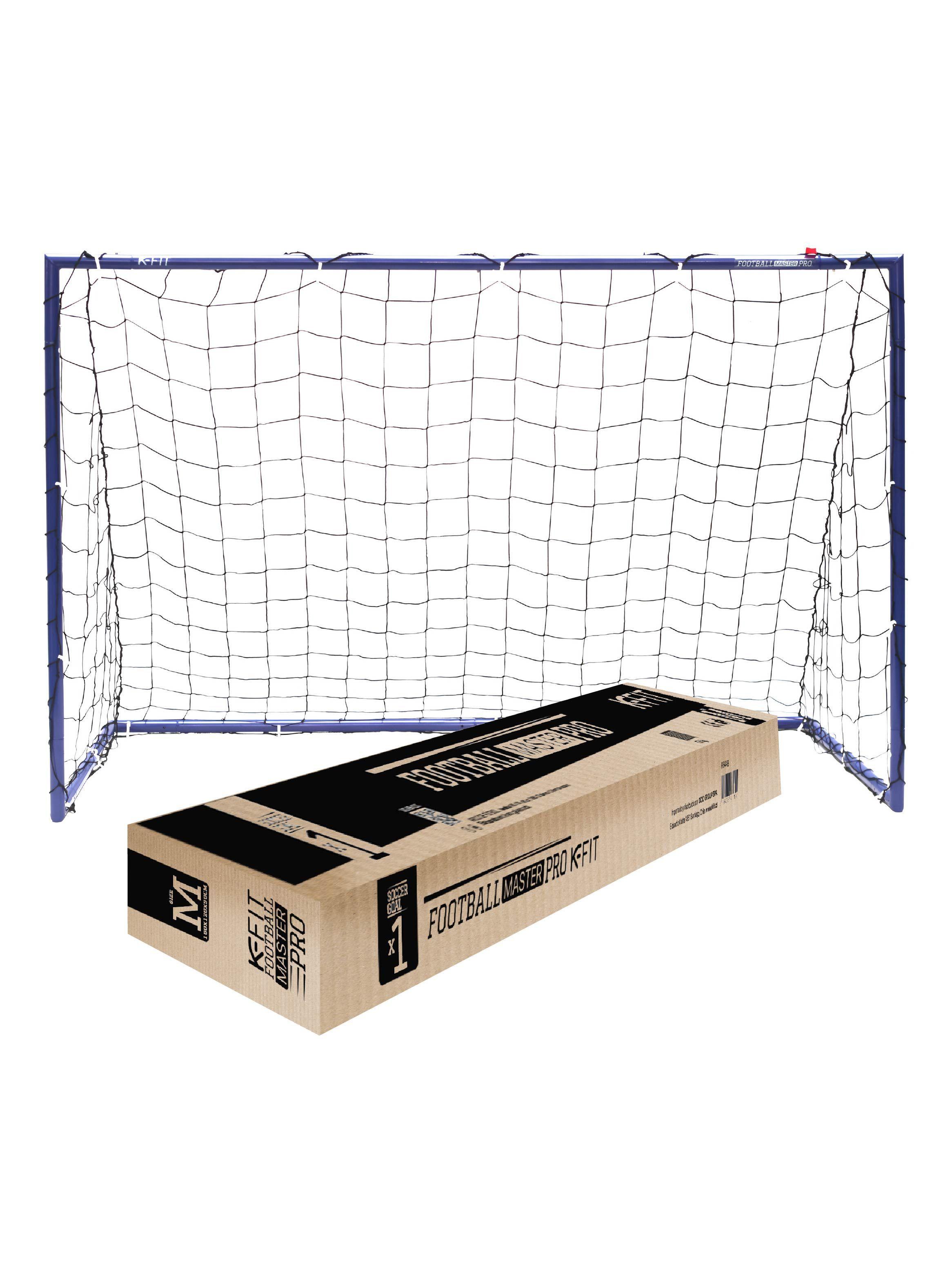 ARCO DE FUTBOL TAMAÑO M 180X120X90 CM AZUL K-FIT-7